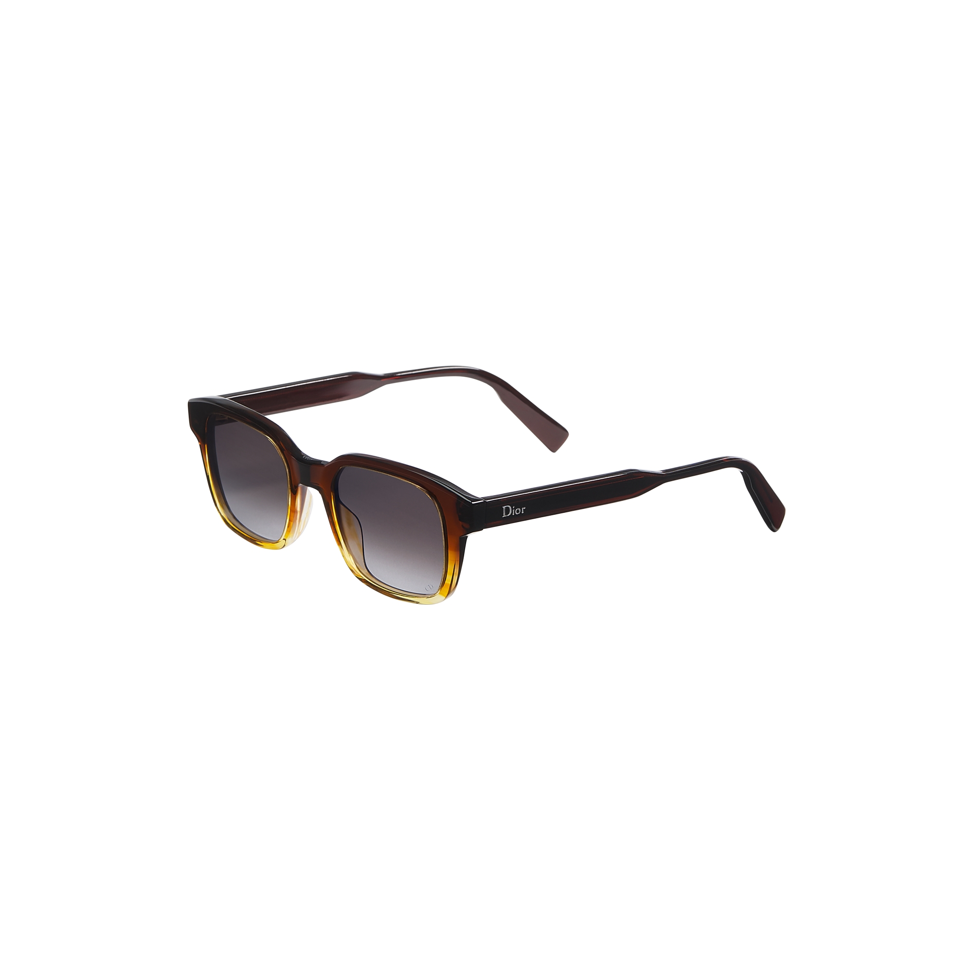  Brown Gradient Square Sunglasses