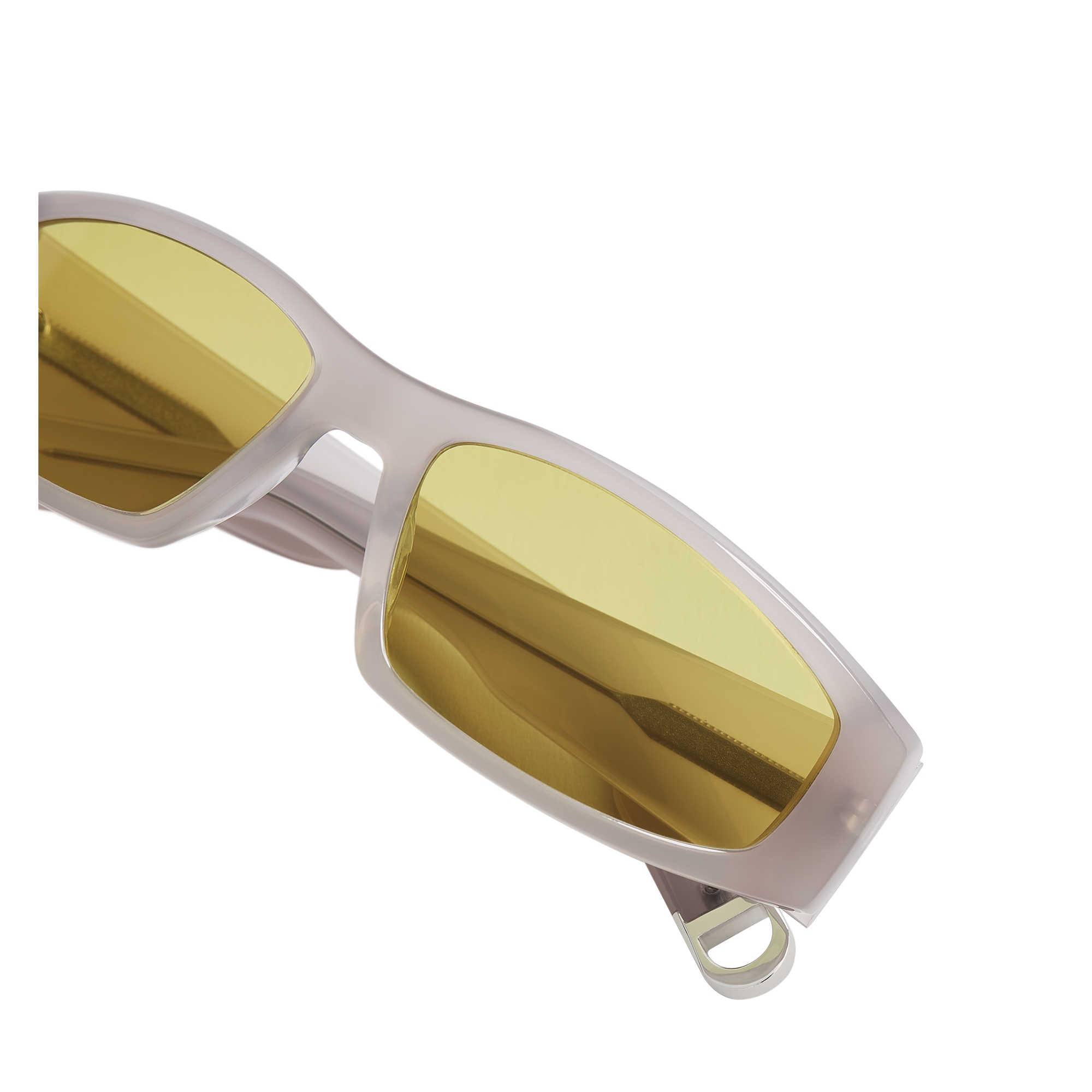 DiorSymbol S1I Transparent Gray Rectangular Sunglasses E06