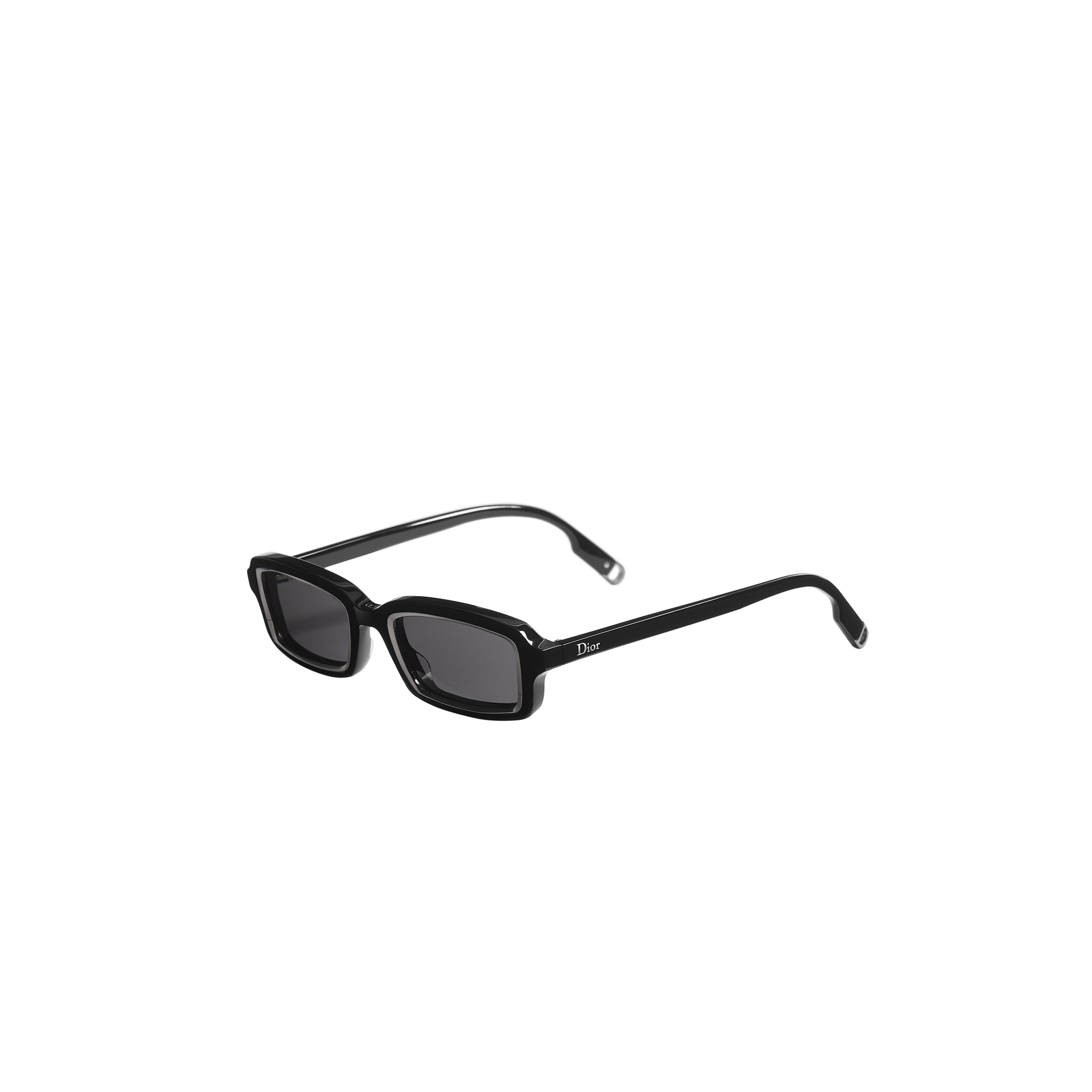  Gafas de sol rectangulares negras