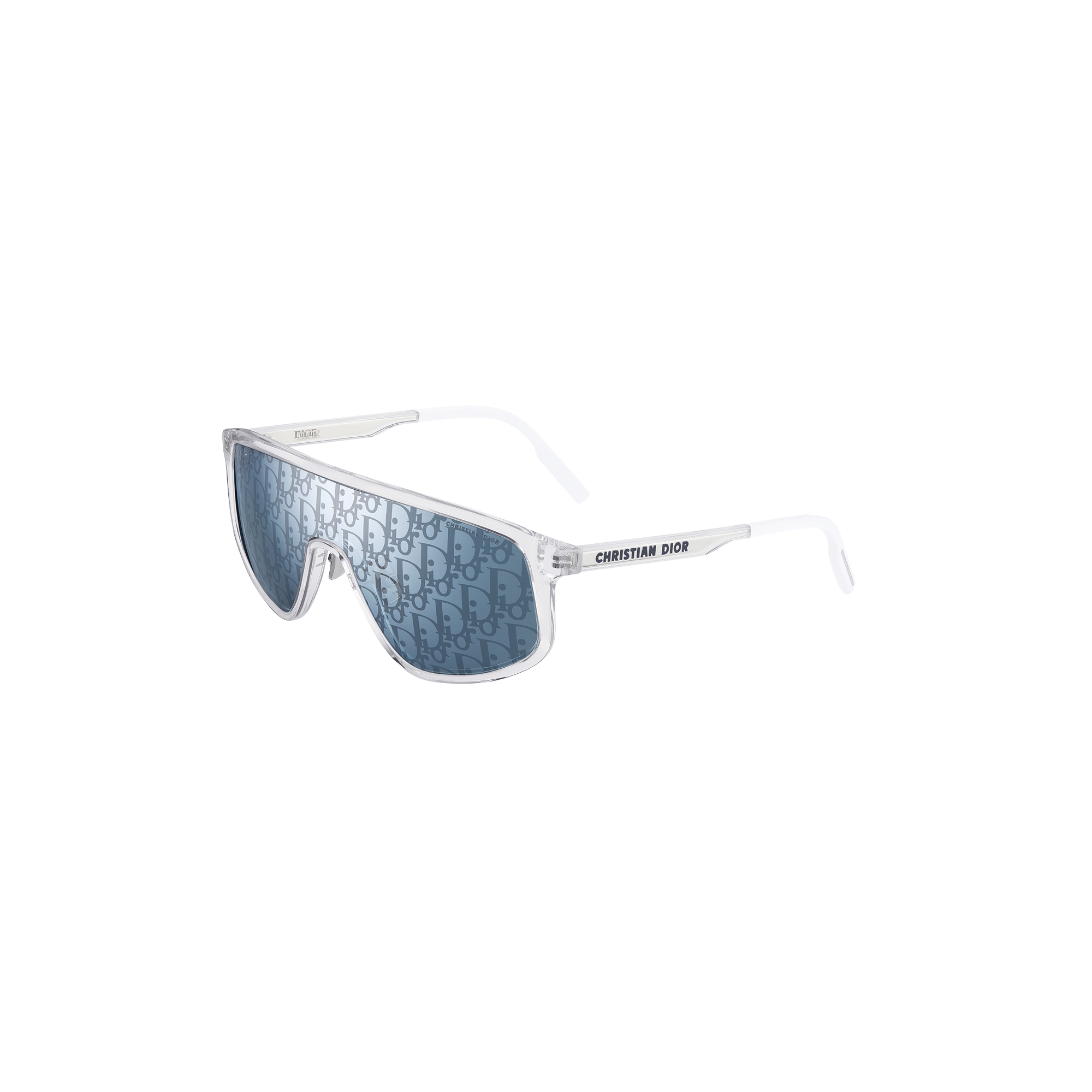 NEW CHRISTIAN DIOR DIORCLUB M3U White Silver Mirror Sunglasses CD40089U DIOR DIORCLUB M3U CD40089U 45A0 NA SUNGLASSES main image 2