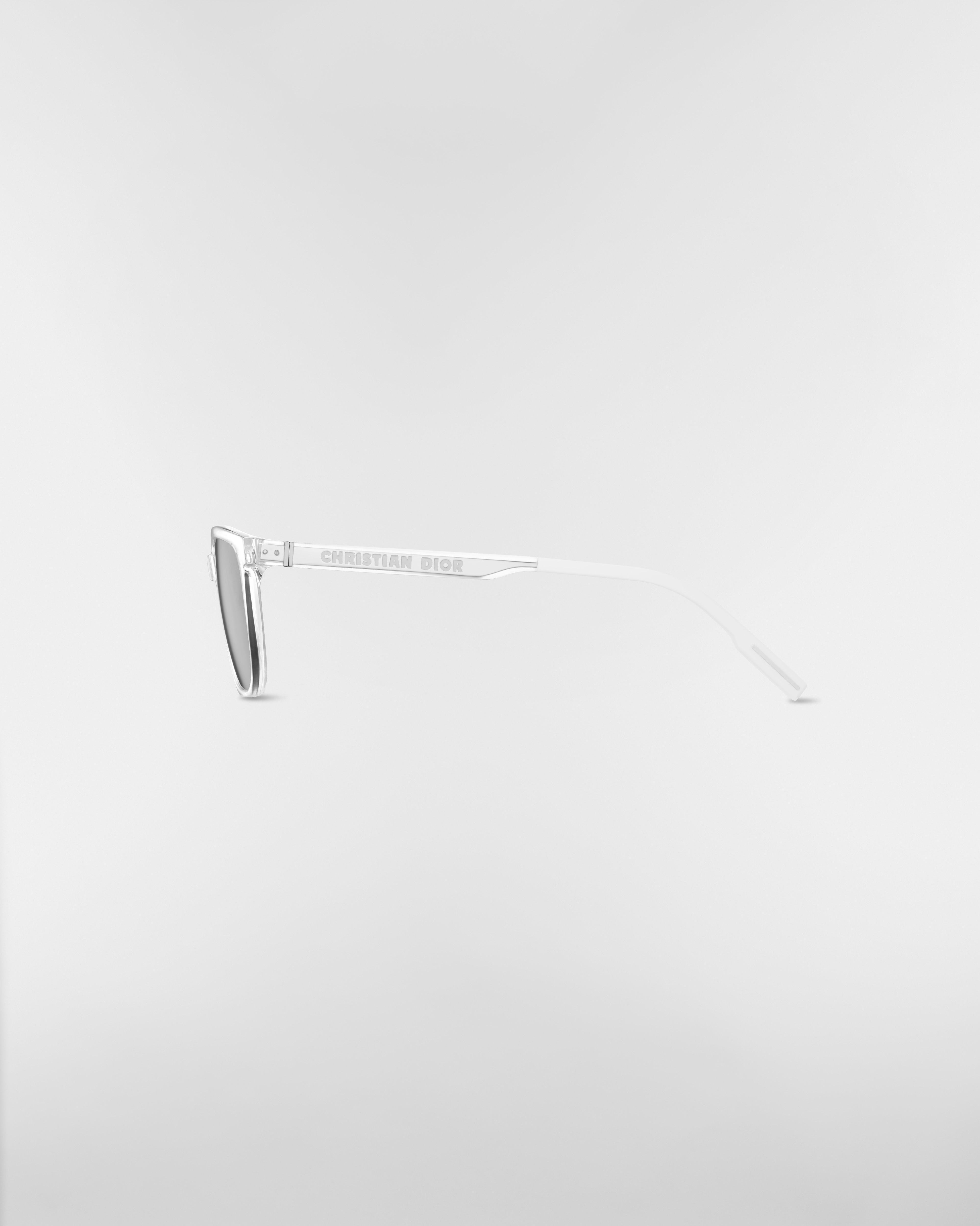DiorTag SU Crystal-Tone Rectangular Sunglasses E02