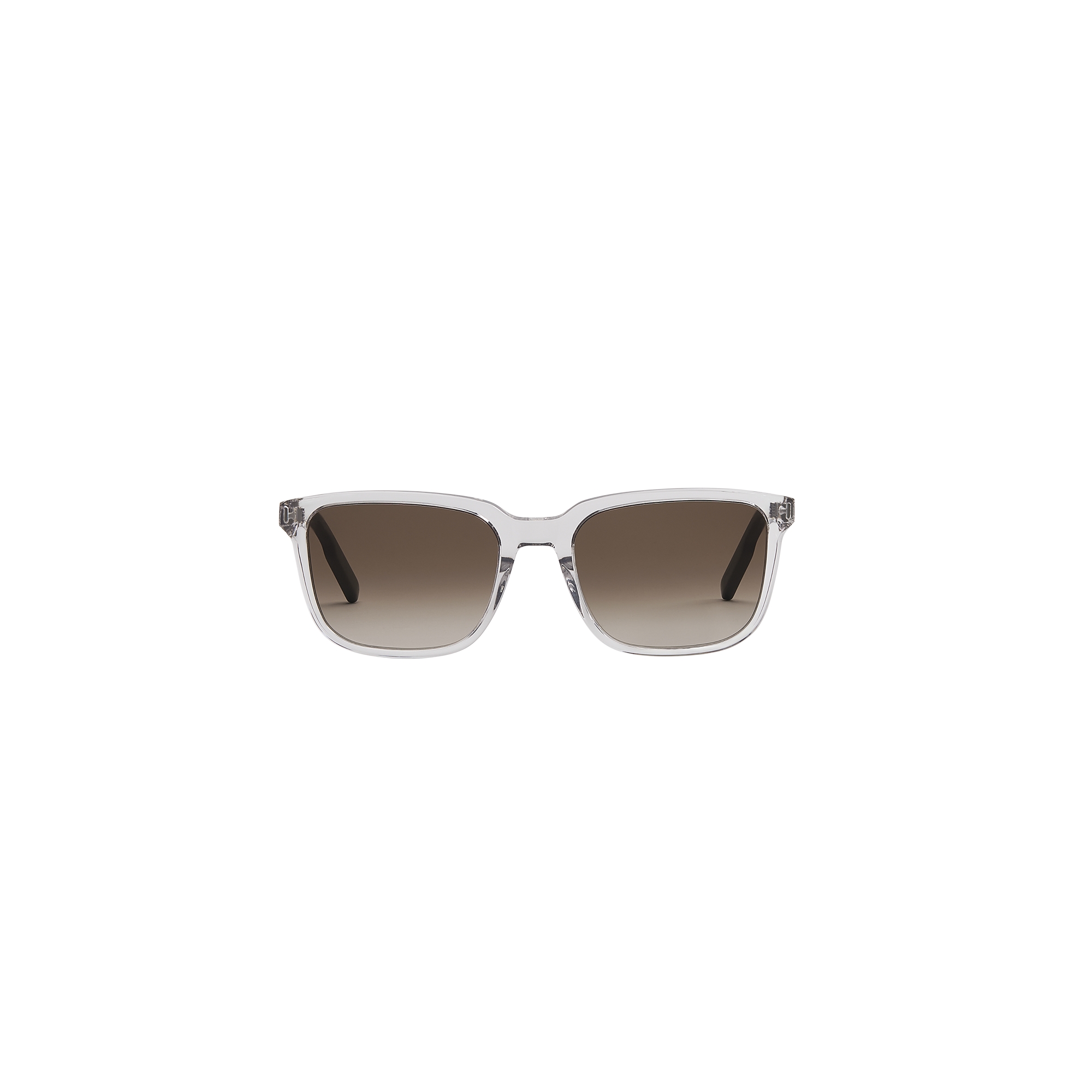 DiorTag SU Transparent Light Gray Rectangular Sunglasses E01