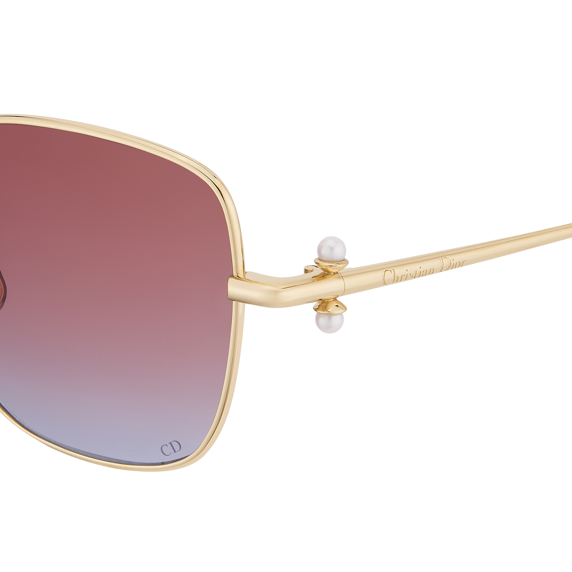 DiorTribales S1U Brown-to-Indigo Gradient Square Sunglasses E09