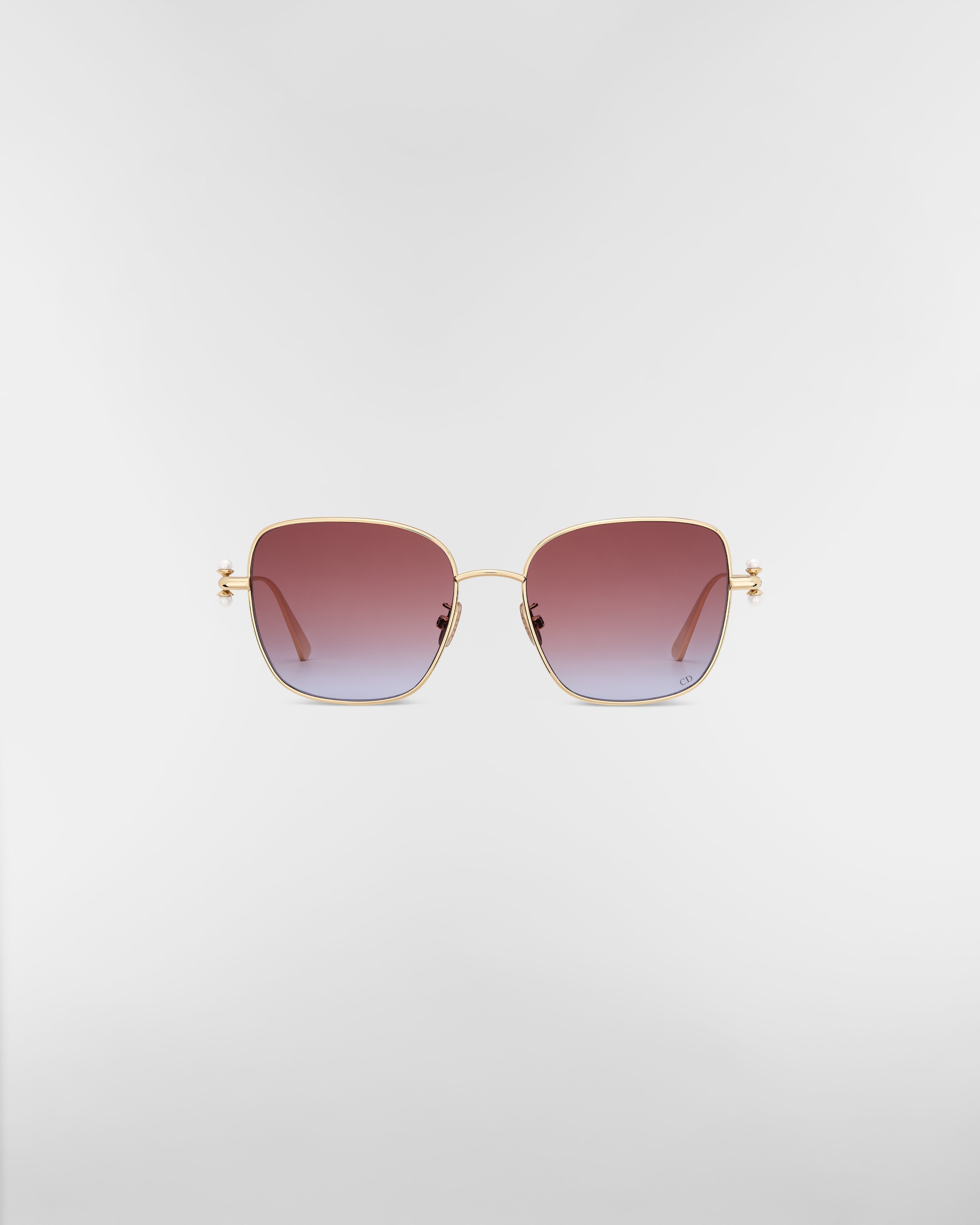 DiorTribales S1U Lunettes de soleil carrées dégradées de brun à indigo E01