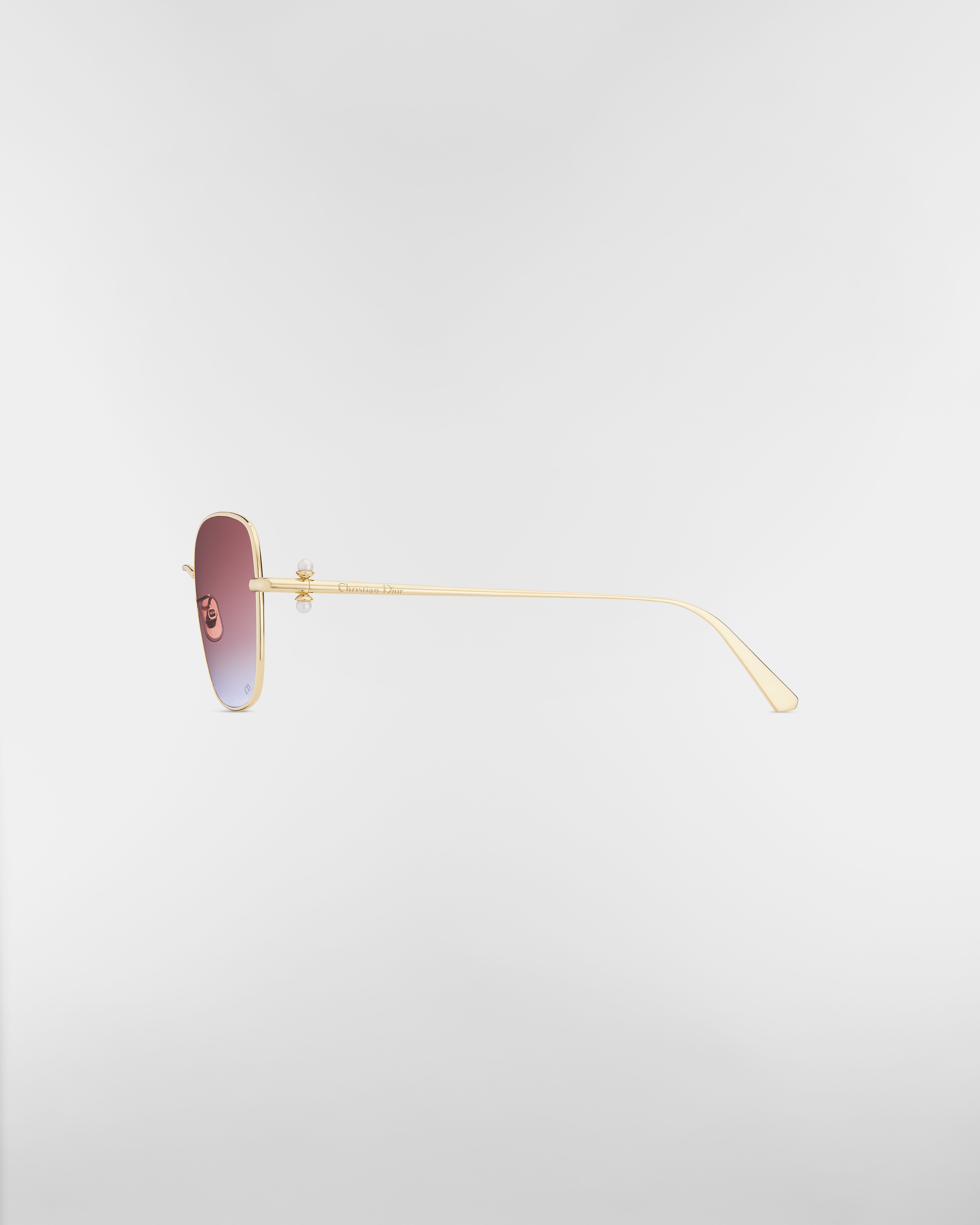 DiorTribales S1U Lunettes de soleil carrées dégradées de brun à indigo E02