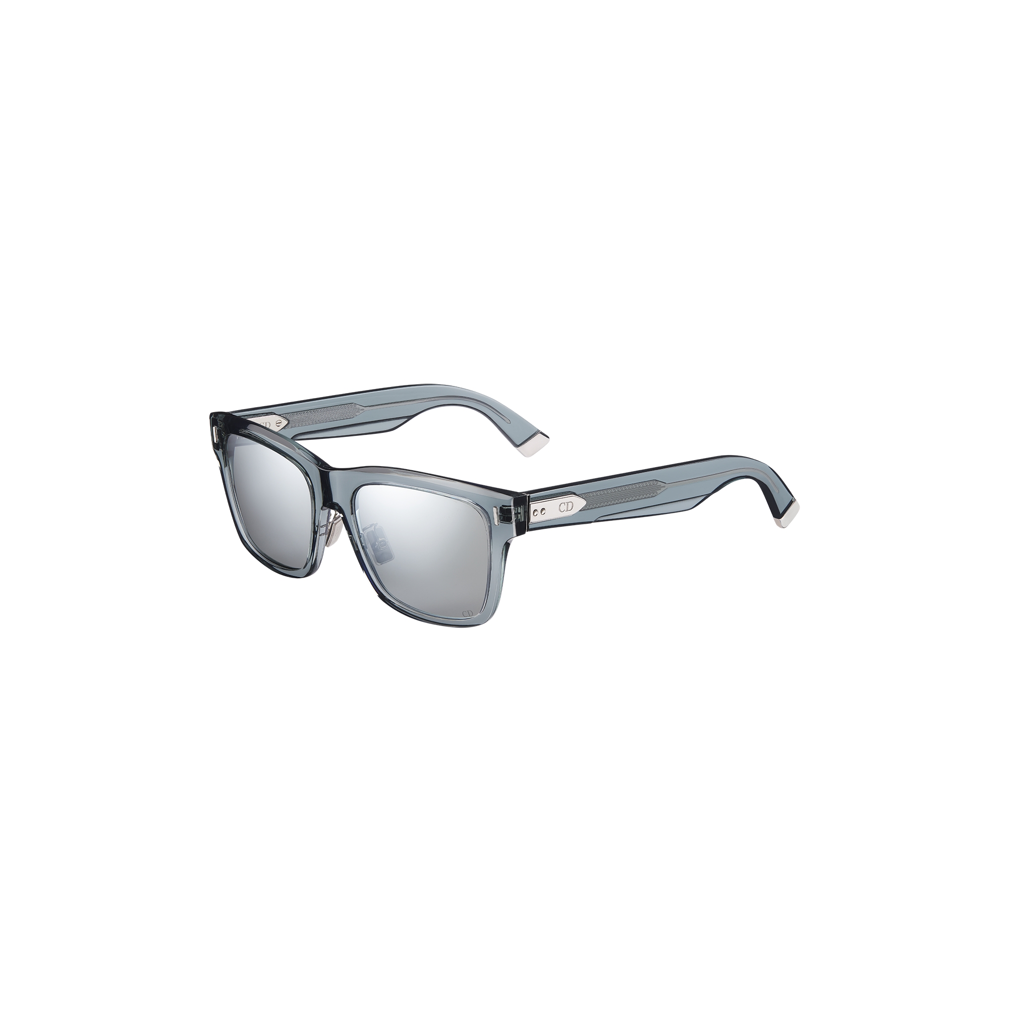 DiorTailoring S1F Transparent Light Gray Square Sunglasses E03