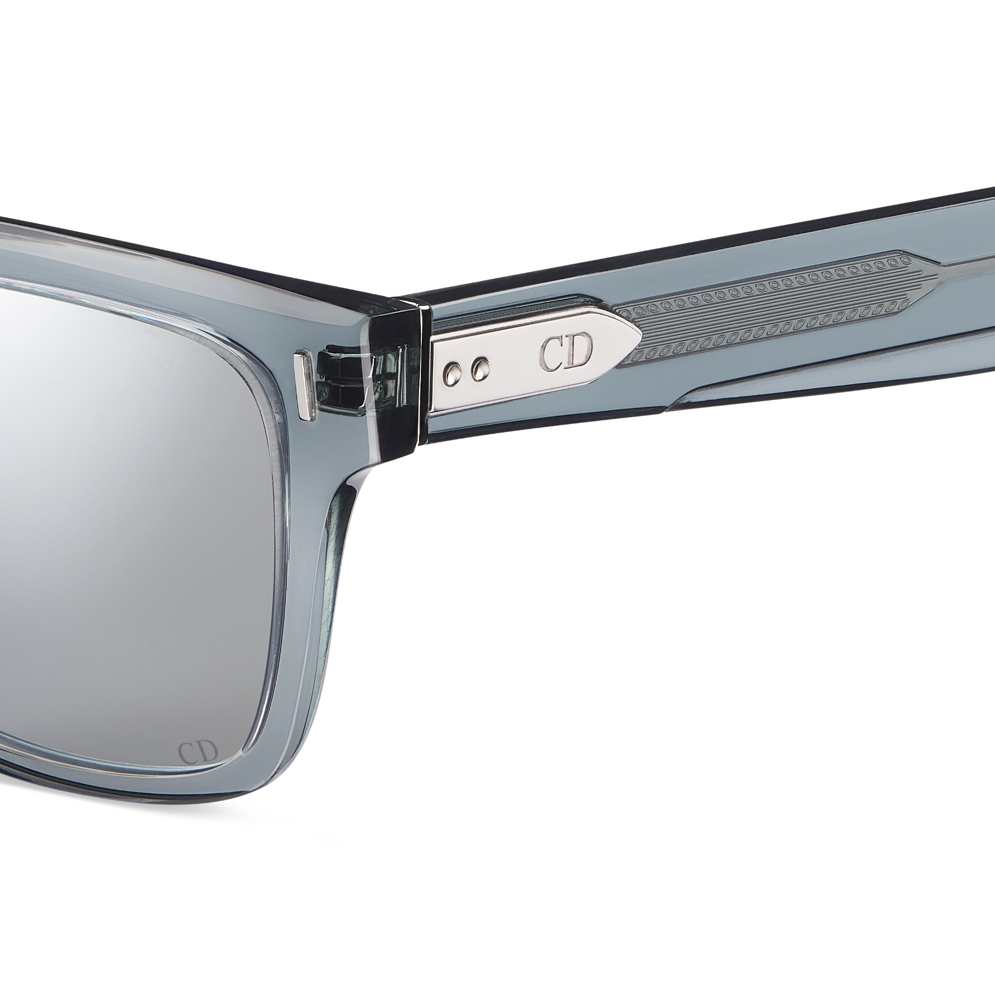 DiorTailoring S1F 半透明淺灰色正方形太陽眼鏡 E09