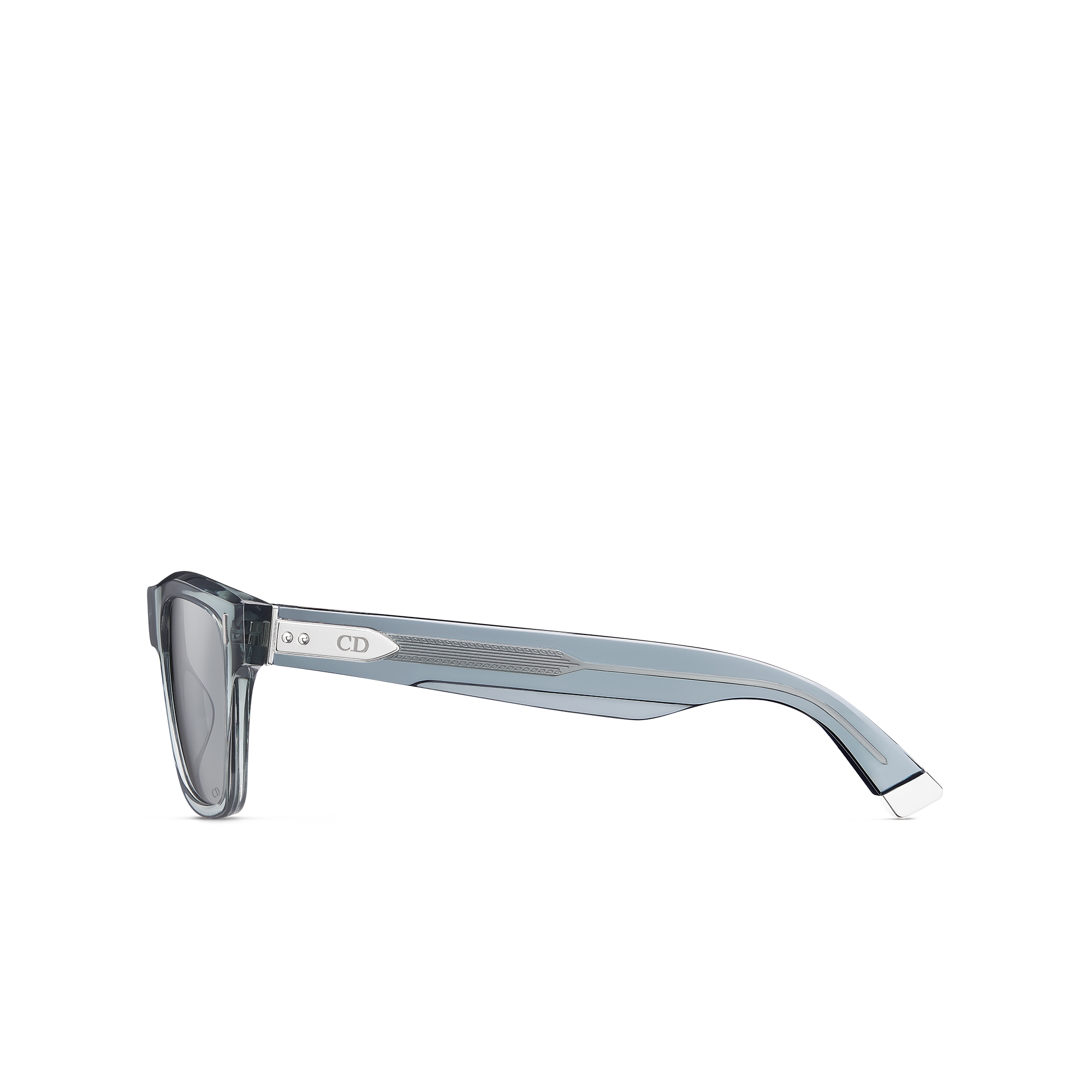 DiorTailoring S1I Lunettes de soleil carrées gris clair transparent E02