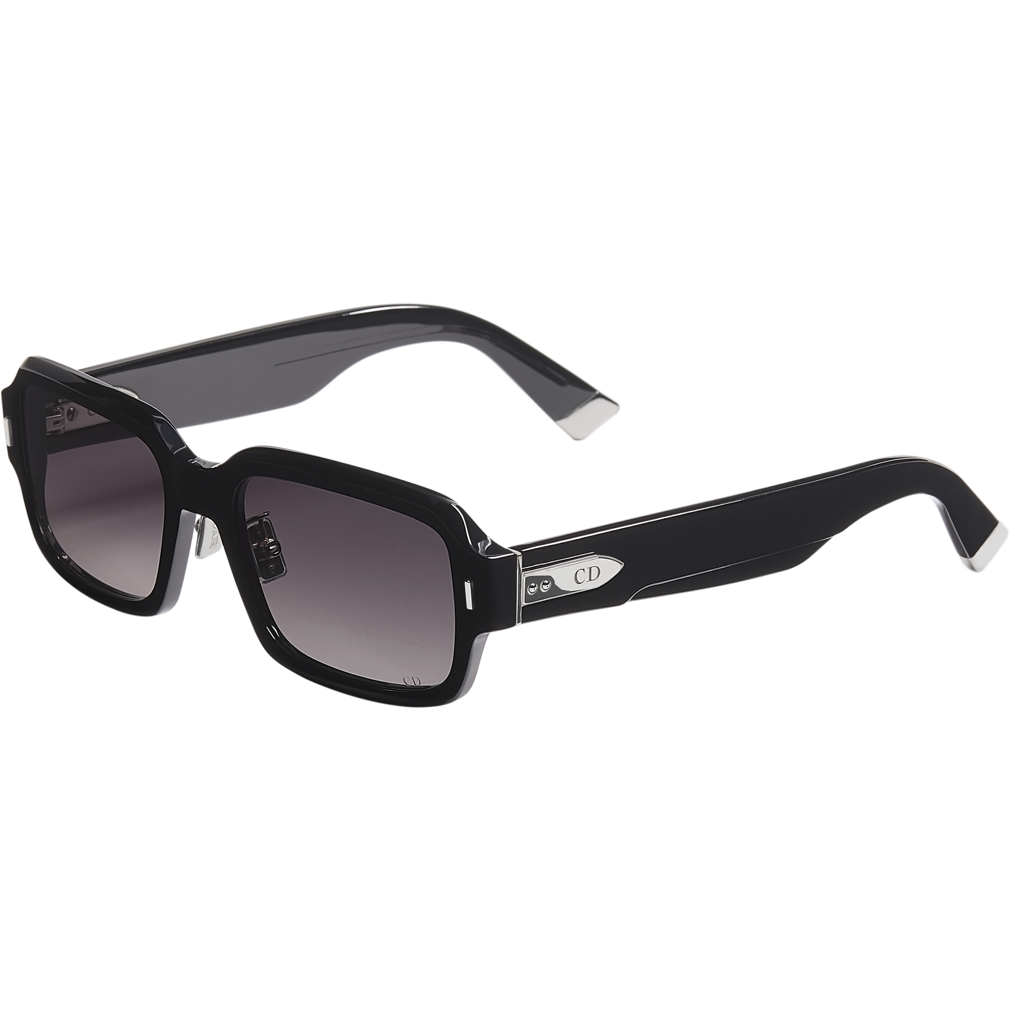 DiorTailoring S2F Black Rectangular Sunglasses E03