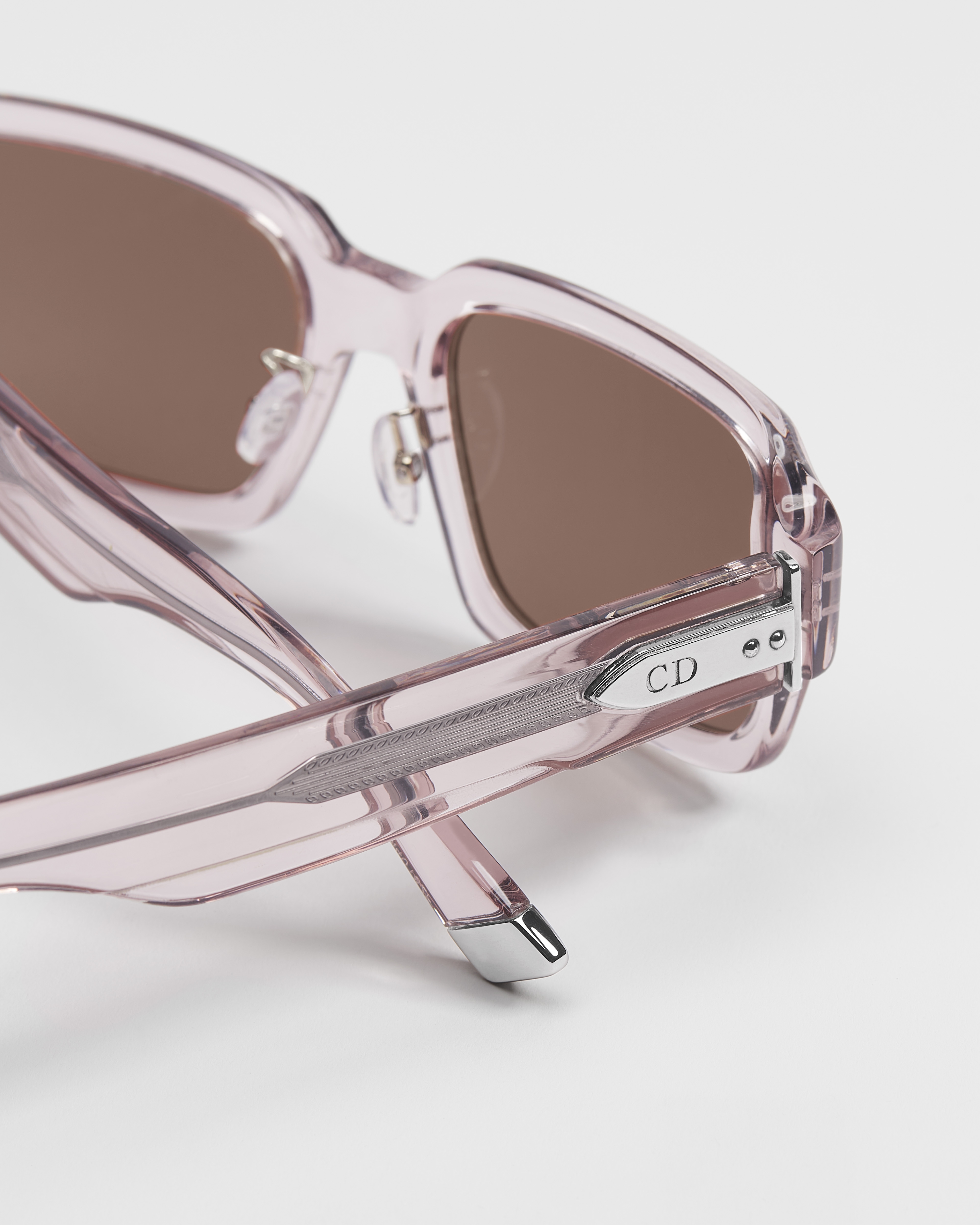 DiorTailoring S2F 半透明裸色長方形太陽眼鏡 E08