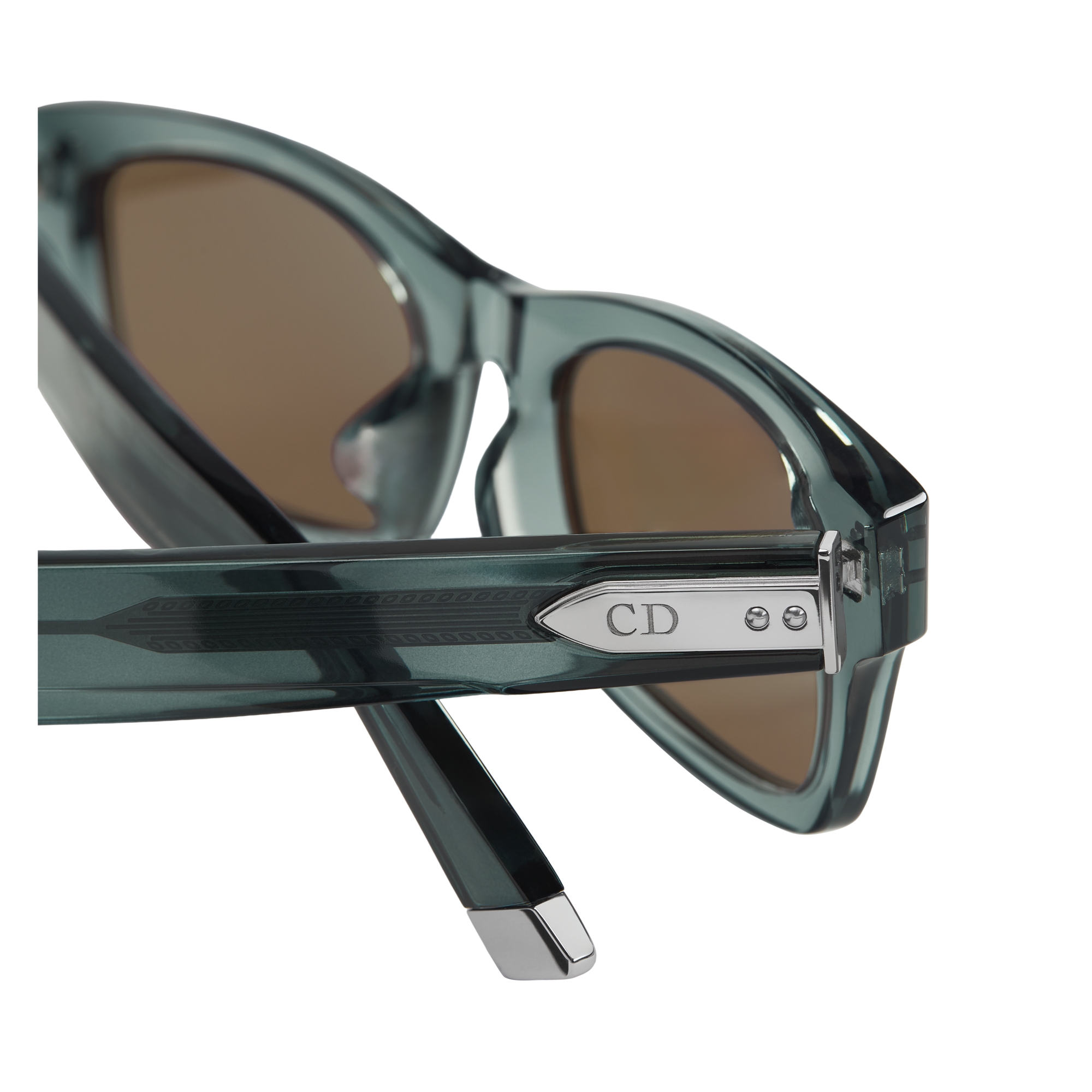 DiorTailoring S3F Transparent Blue Rectangular Sunglasses E08