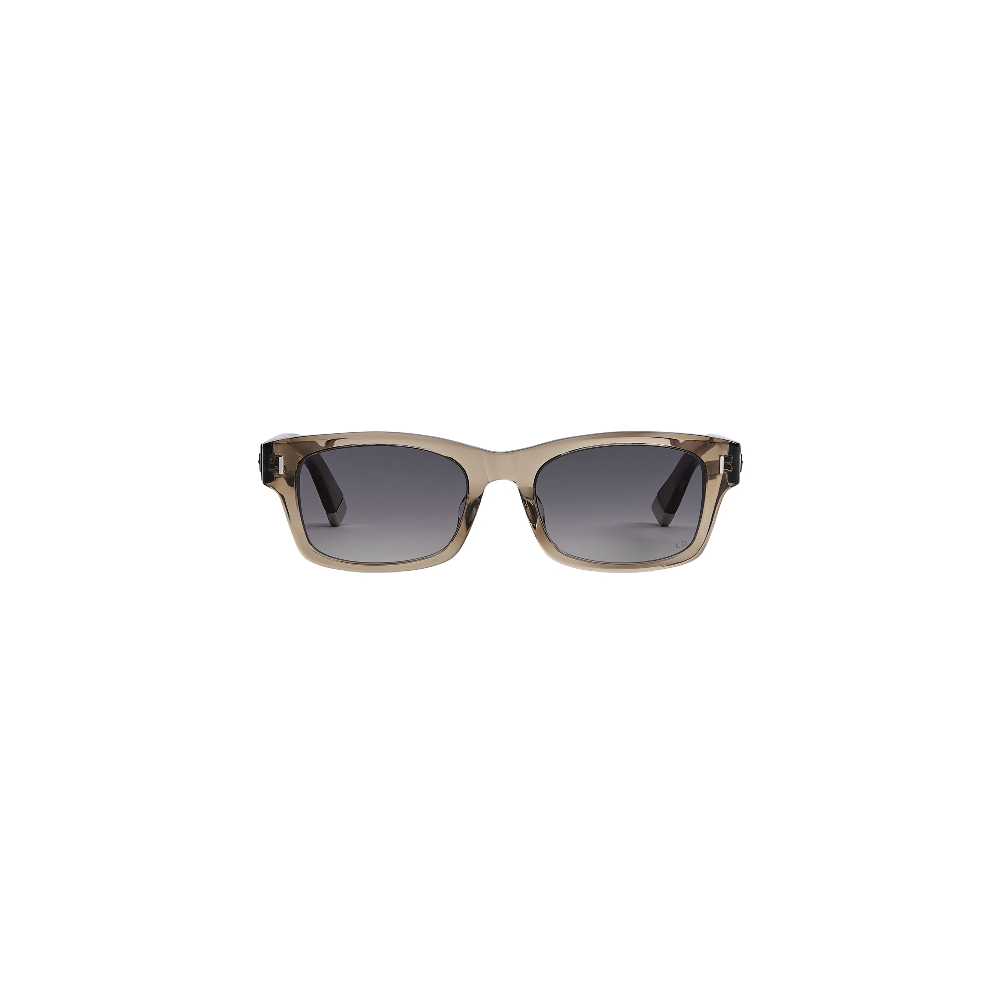 DiorTailoring S3F Transparent Sand Beige Rectangular Sunglasses E01