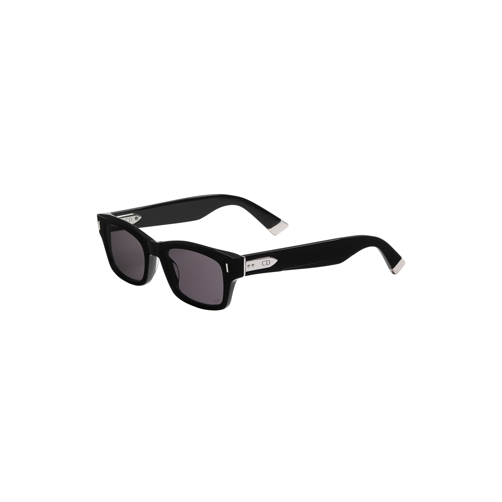  Gafas de sol rectangulares negras