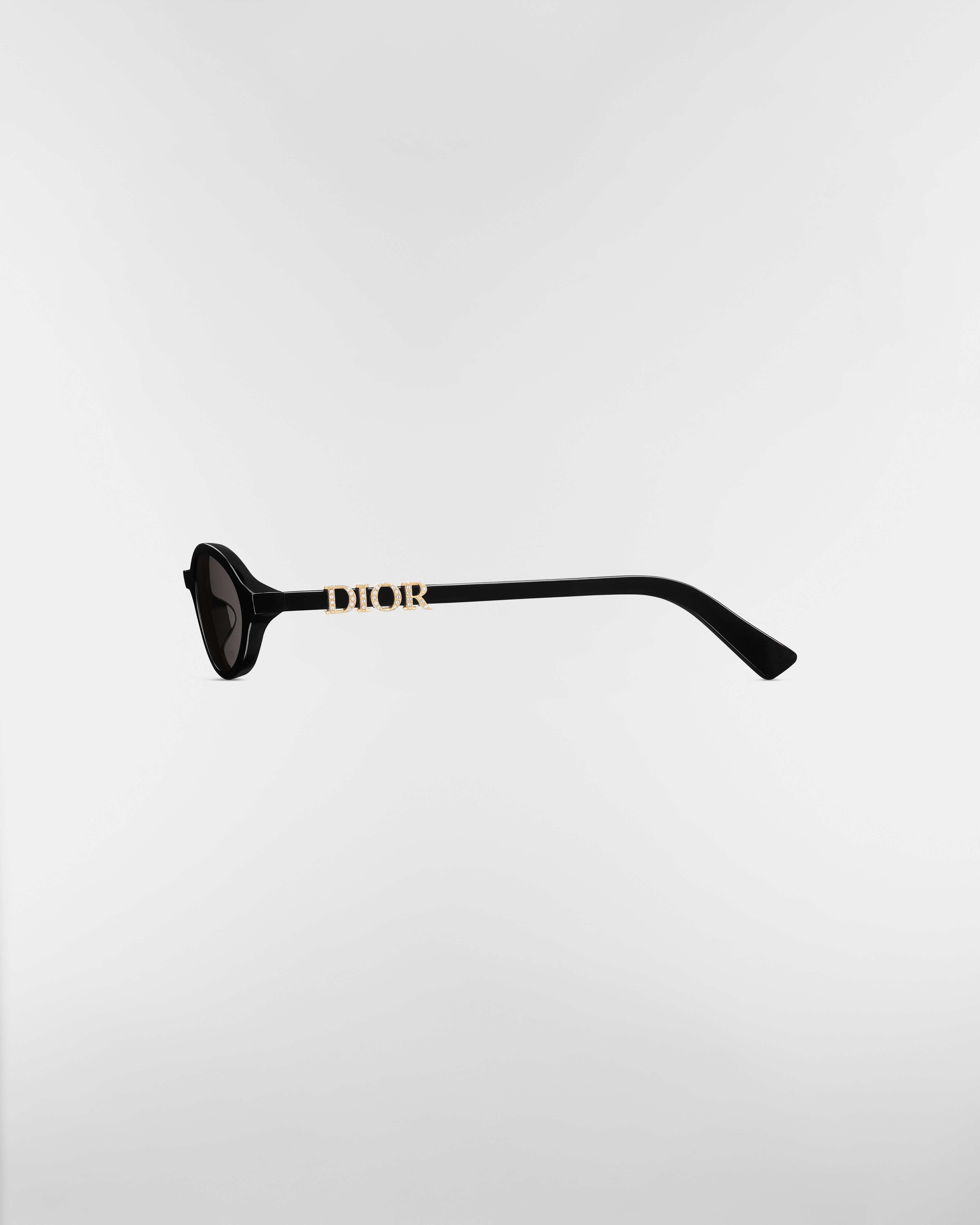 DiorTreasure R1I Lunettes de soleil ovales noires E02