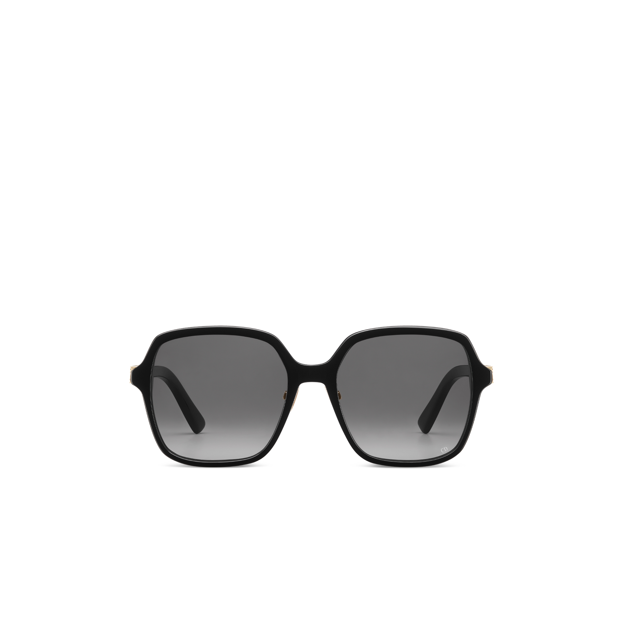 DiorTreasure S1F Lunettes de soleil carrées noires E01