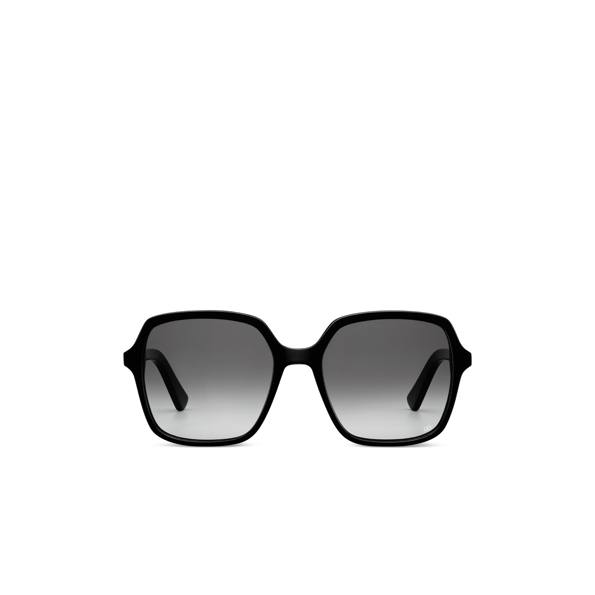 DiorTreasure S1I Quadratische Sonnenbrille in Schwarz E01