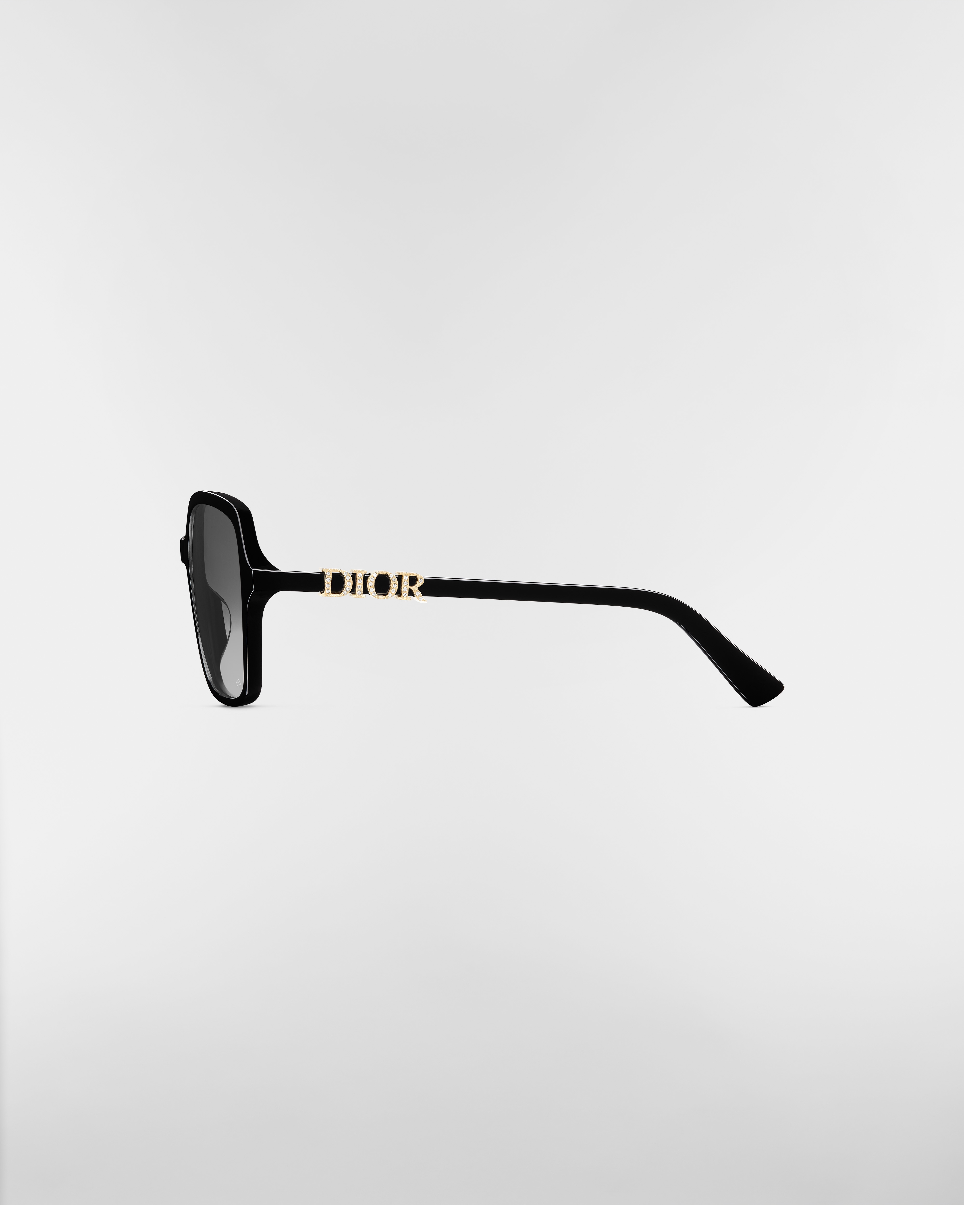 DiorTreasure S1I Lunettes de soleil carrées noires E02