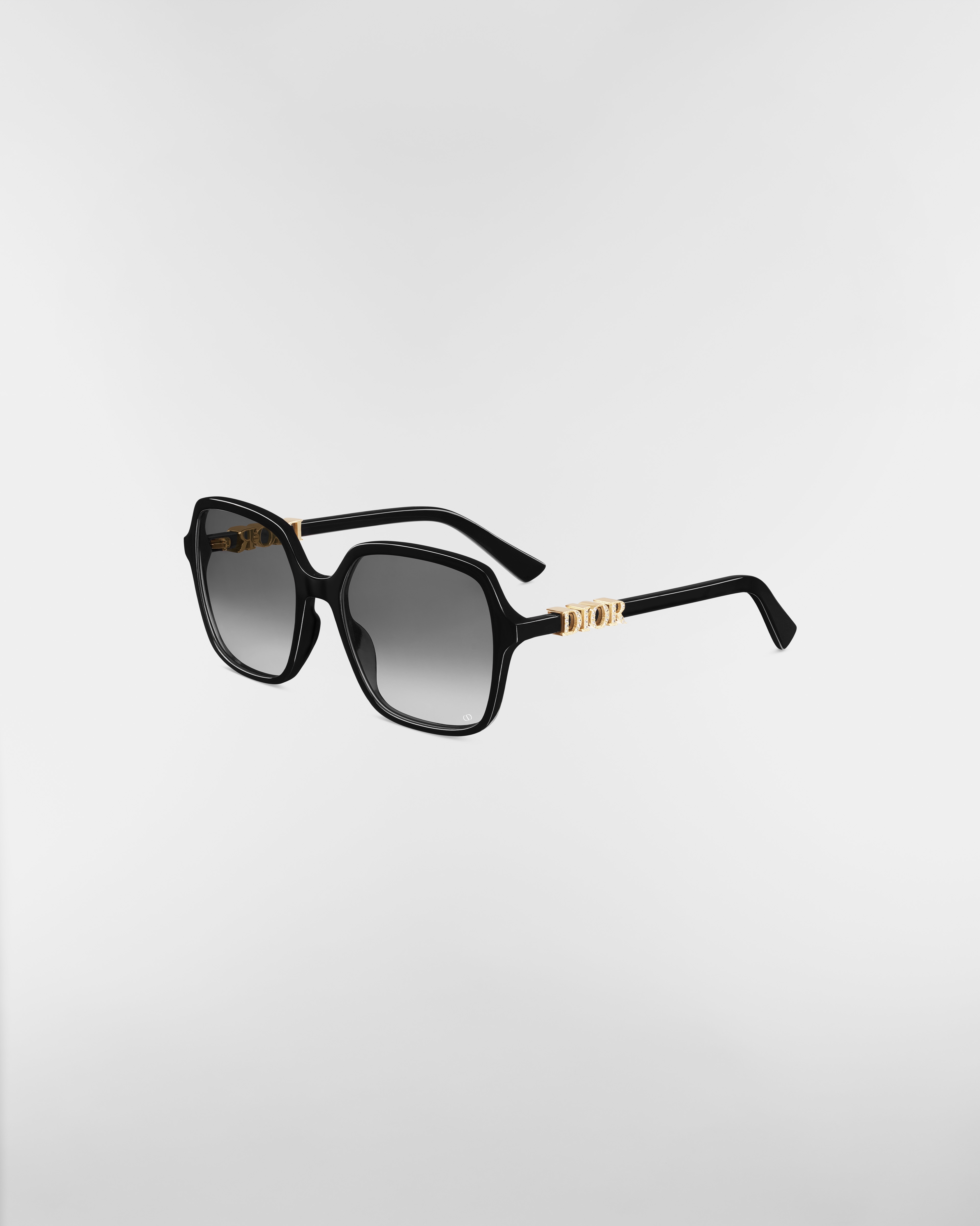 DiorTreasure S1I Lunettes de soleil carrées noires E03