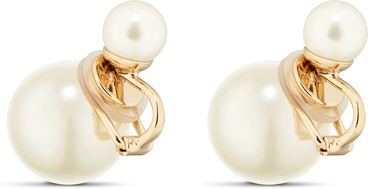 Christian dior pearl earrings best sale