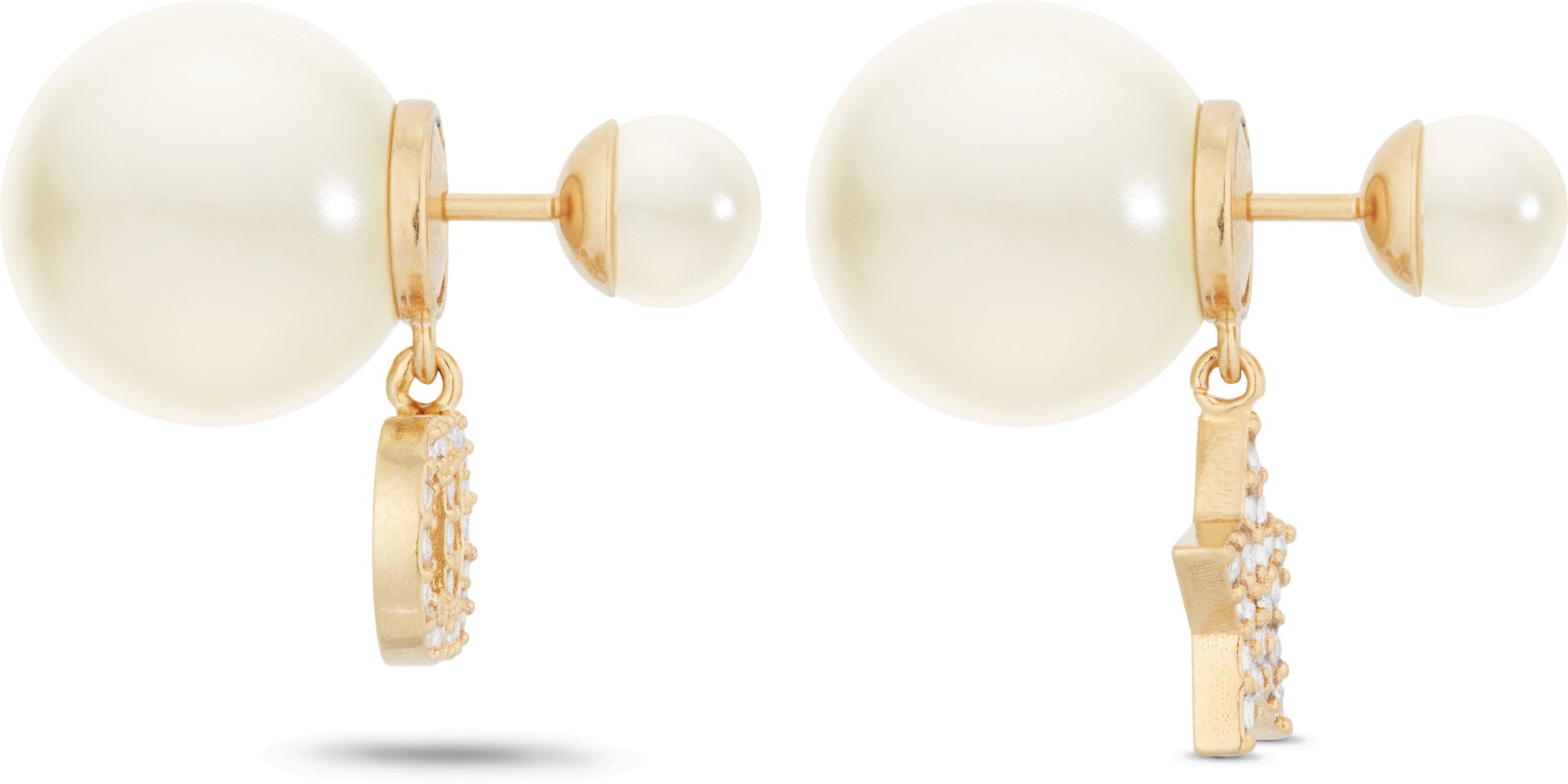 dior ohrringe schriftzug