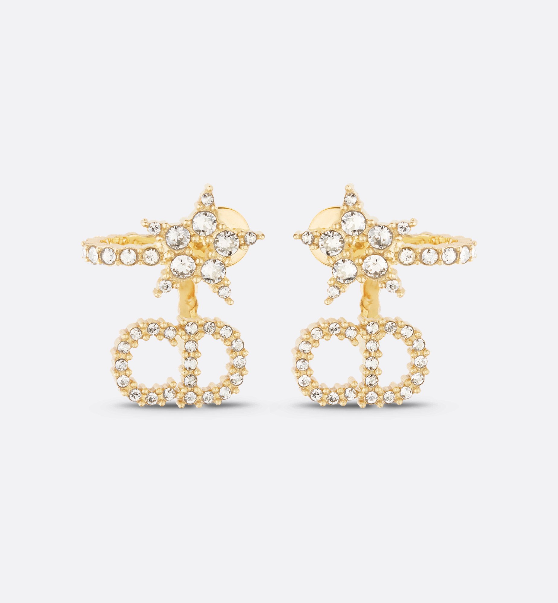 DIOR | Clair D Lune ピアス メタル & クリスタル DIOR | Clair D Lune ピアス メタル & クリスタル