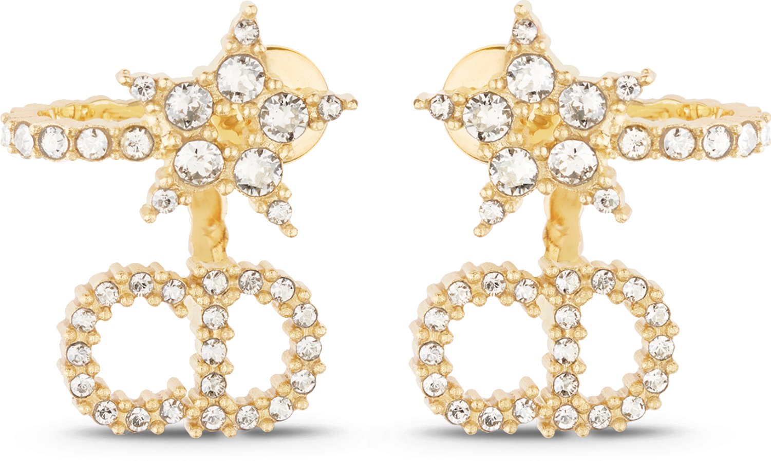 Dior earrings star on sale