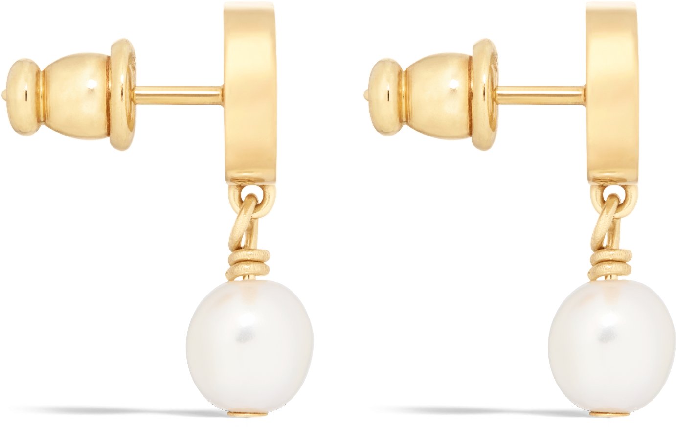 Petit CD Earrings Profile view