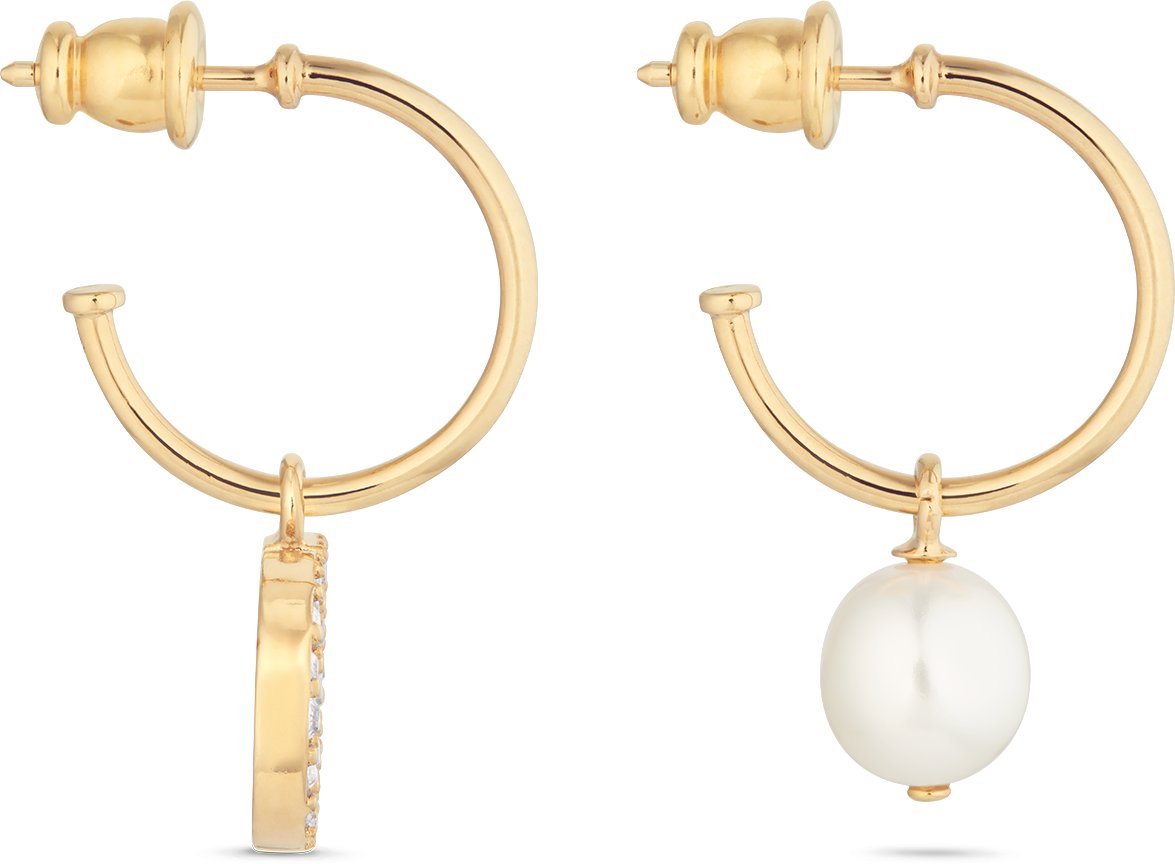 Petit CD Earrings Profile view