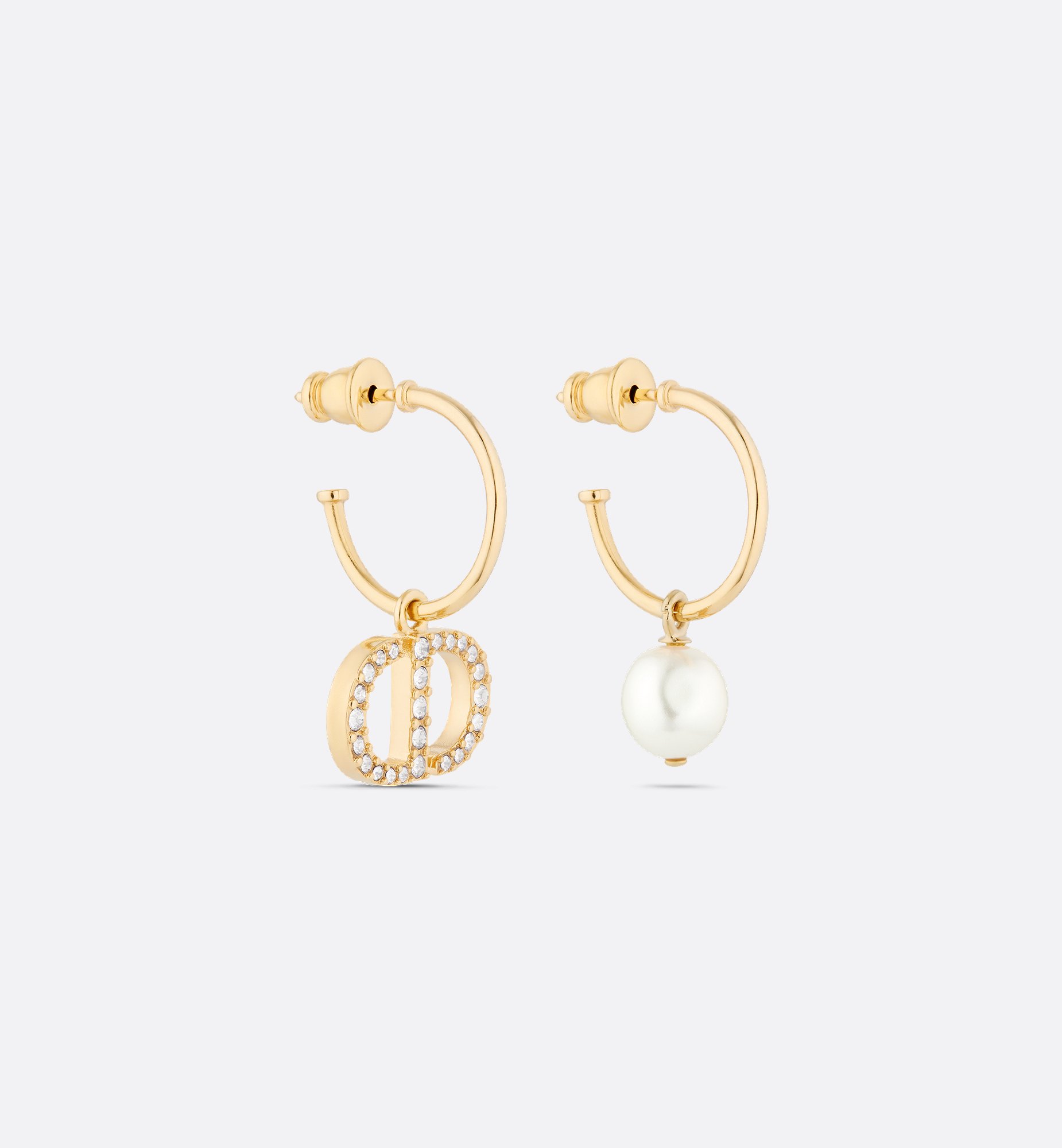 DIOR | Petit CD ピアス メタル・クリスタル・レジンパール DIOR | Petit CD ピアス メタル・クリスタル・レジンパール