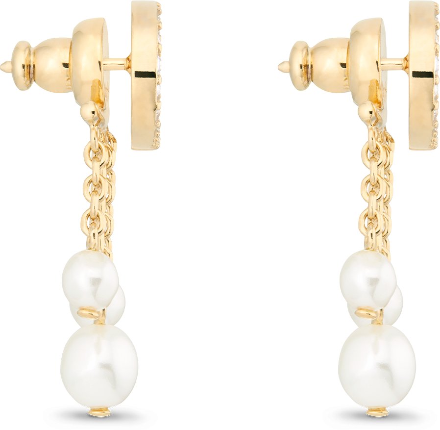 Petit CD Earrings Profile view