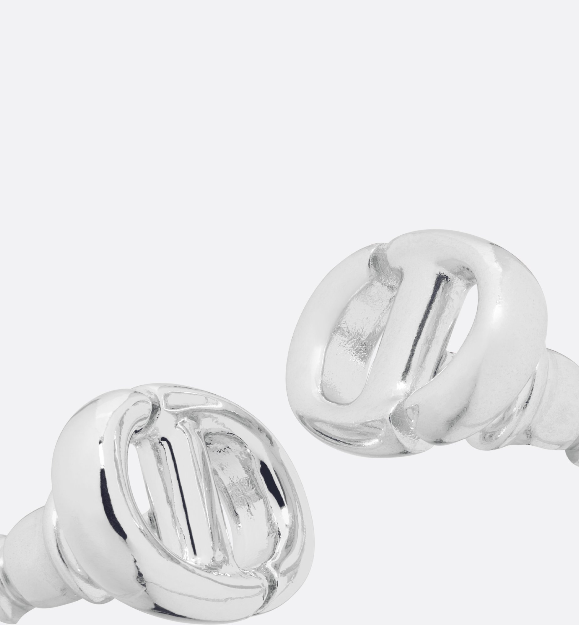 CD Navy Stud Earrings Silver-Finish Metal | DIOR CD Navy Stud Earrings Silver-Finish Metal | DIOR