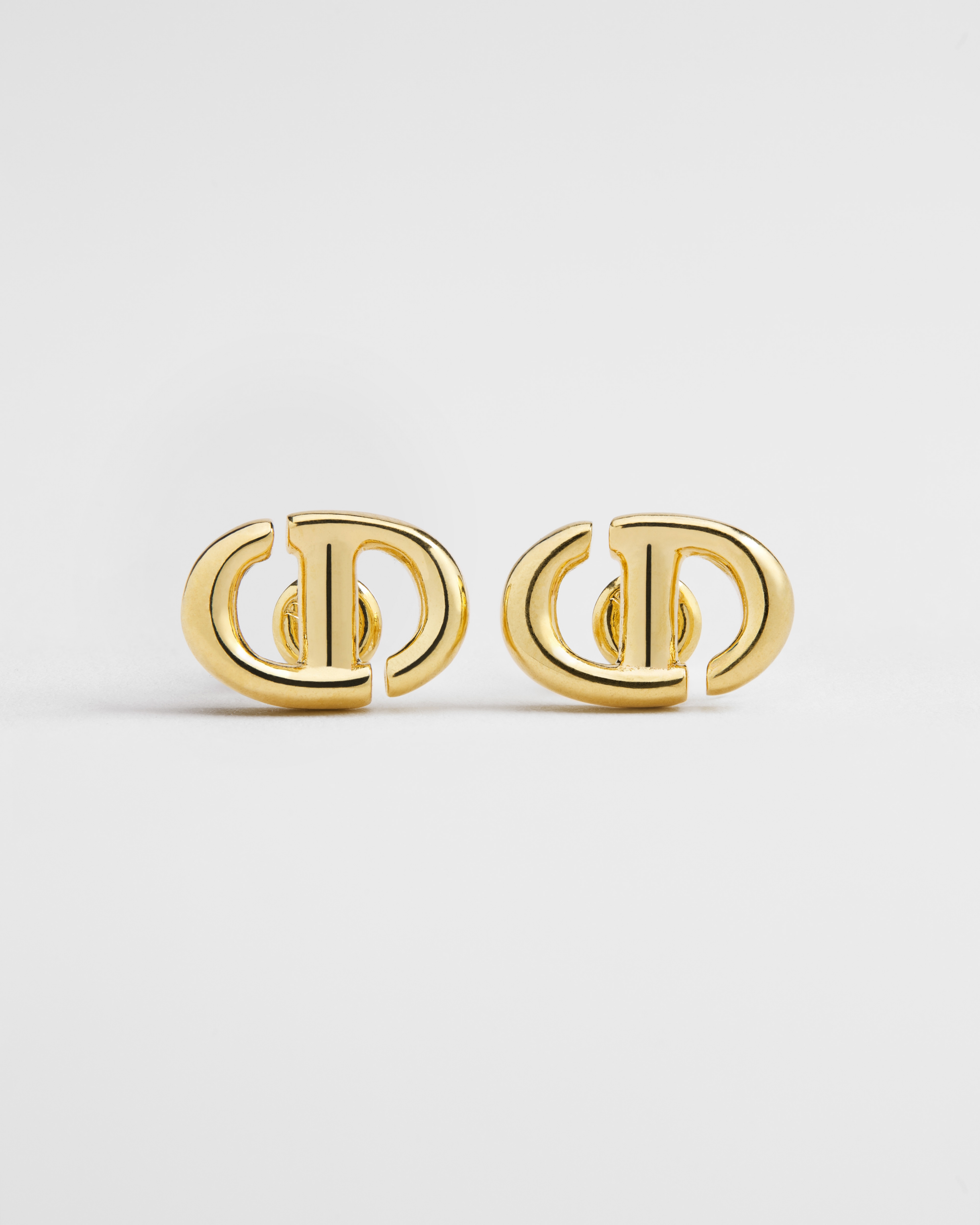 CD Navy Stud Earrings