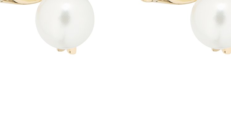 DIOR | Dio(r)evolution クリップイヤリング メタル・レジンパール 