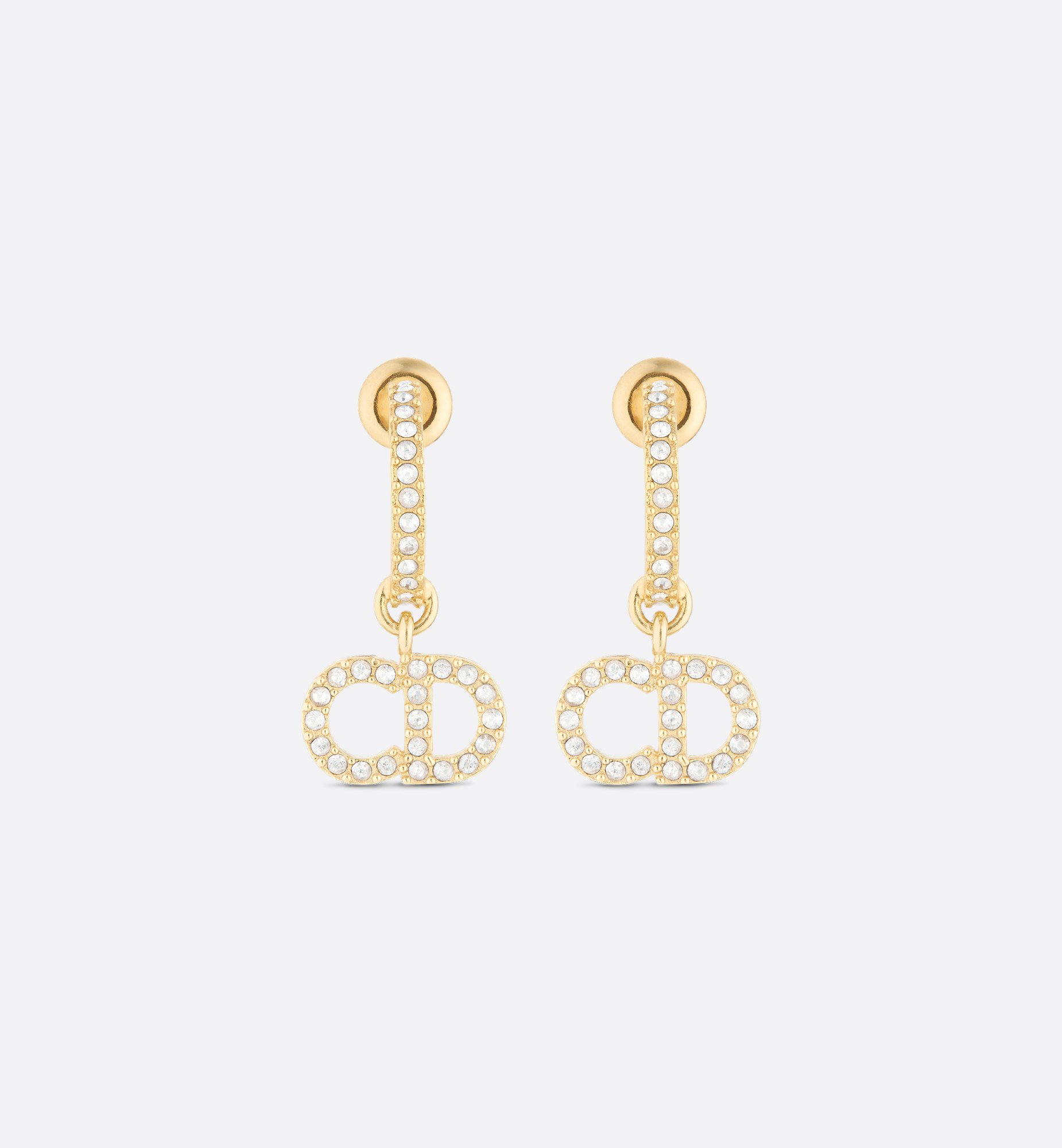 DIOR | Clair D Lune ピアス メタル & クリスタル DIOR | Clair D Lune ピアス メタル & クリスタル