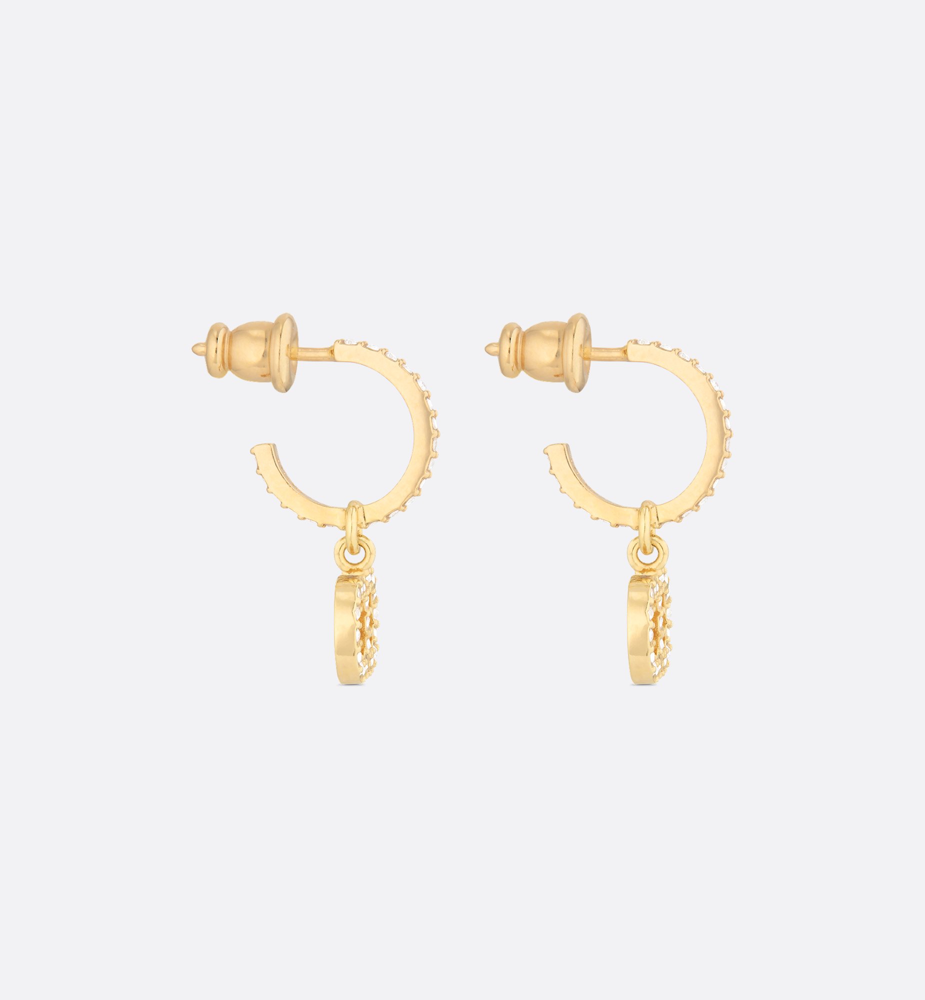 DIOR | Clair D Lune ピアス メタル & クリスタル DIOR | Clair D Lune ピアス メタル & クリスタル