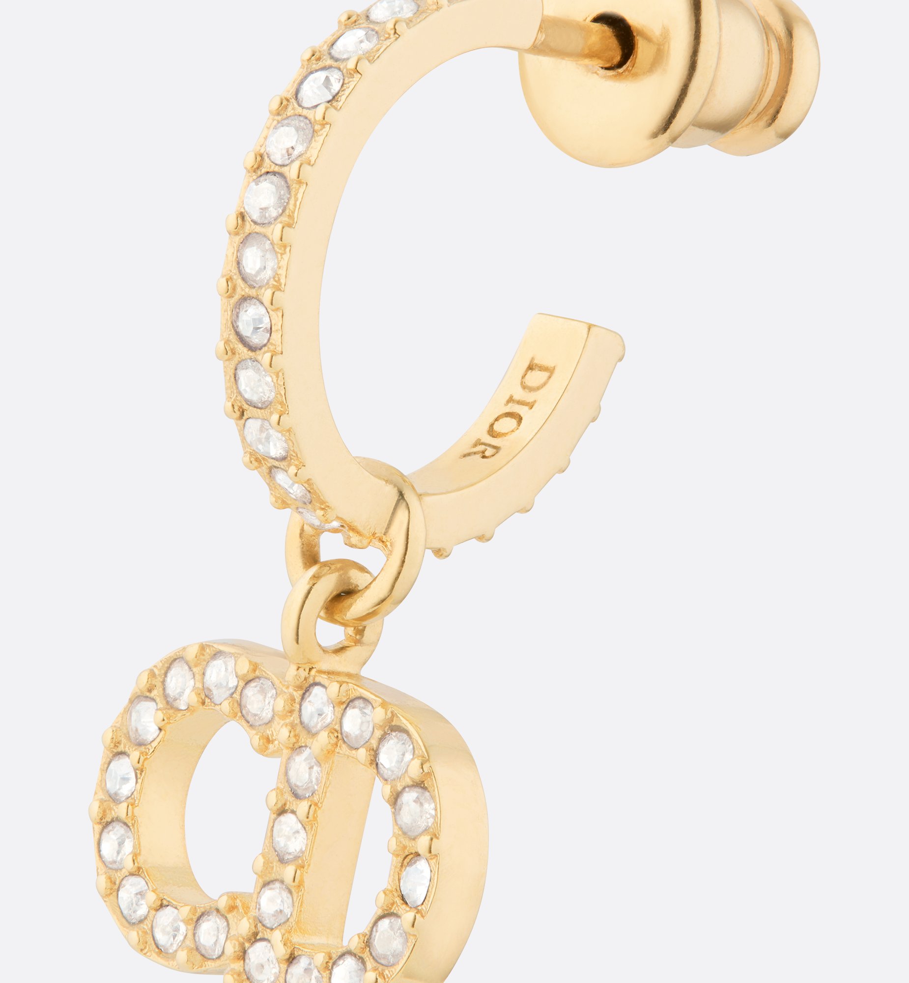DIOR | Clair D Lune ピアス メタル & クリスタル DIOR | Clair D Lune ピアス メタル & クリスタル