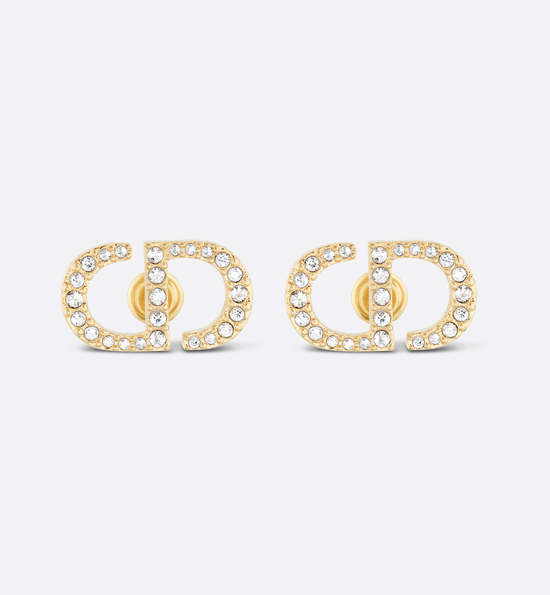 DIOR | Petit CD スタッドピアス メタル & クリスタル DIOR | Petit CD スタッドピアス メタル & クリスタル