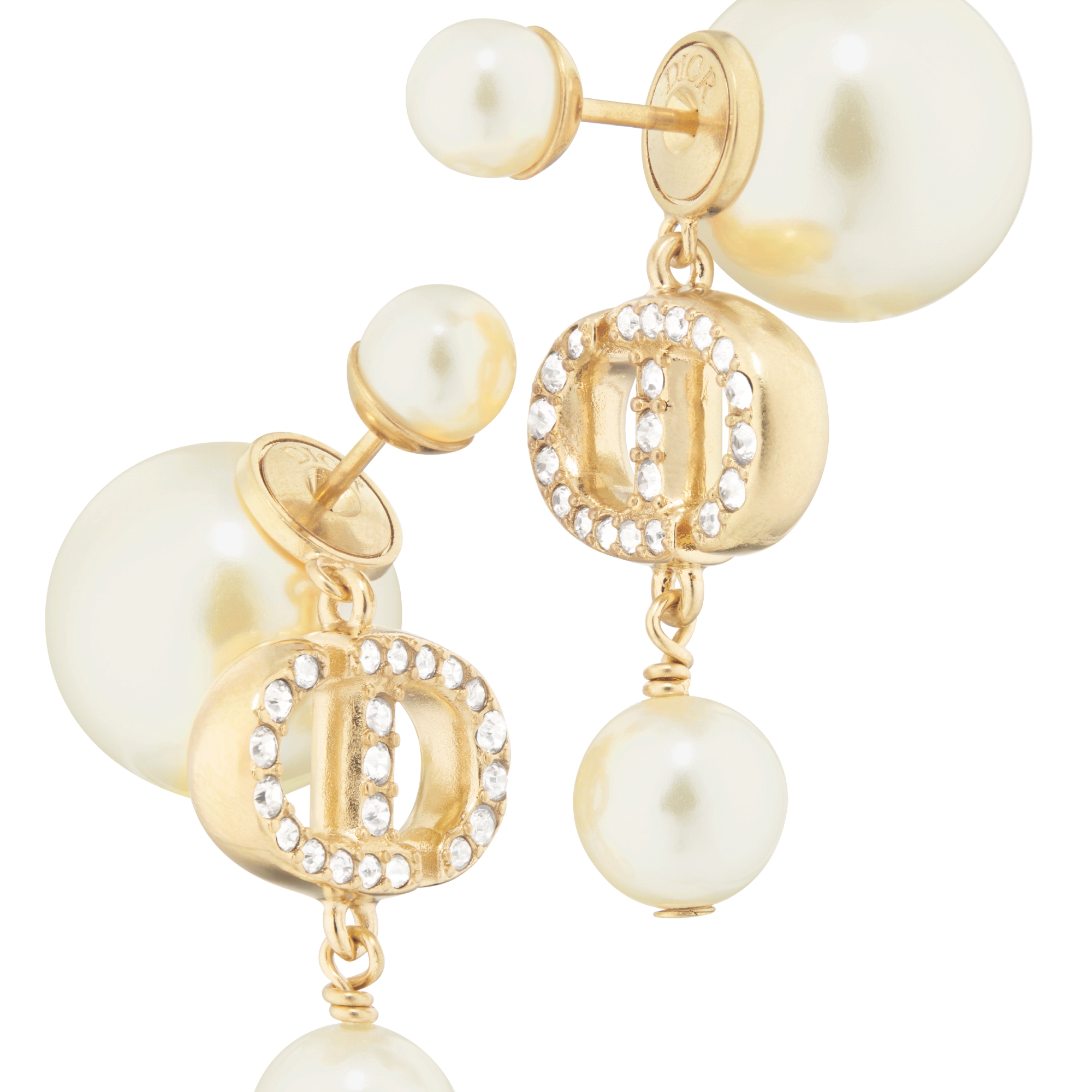 DIOR | Dior Tribales ピアス メタル・レジンパール・クリスタル