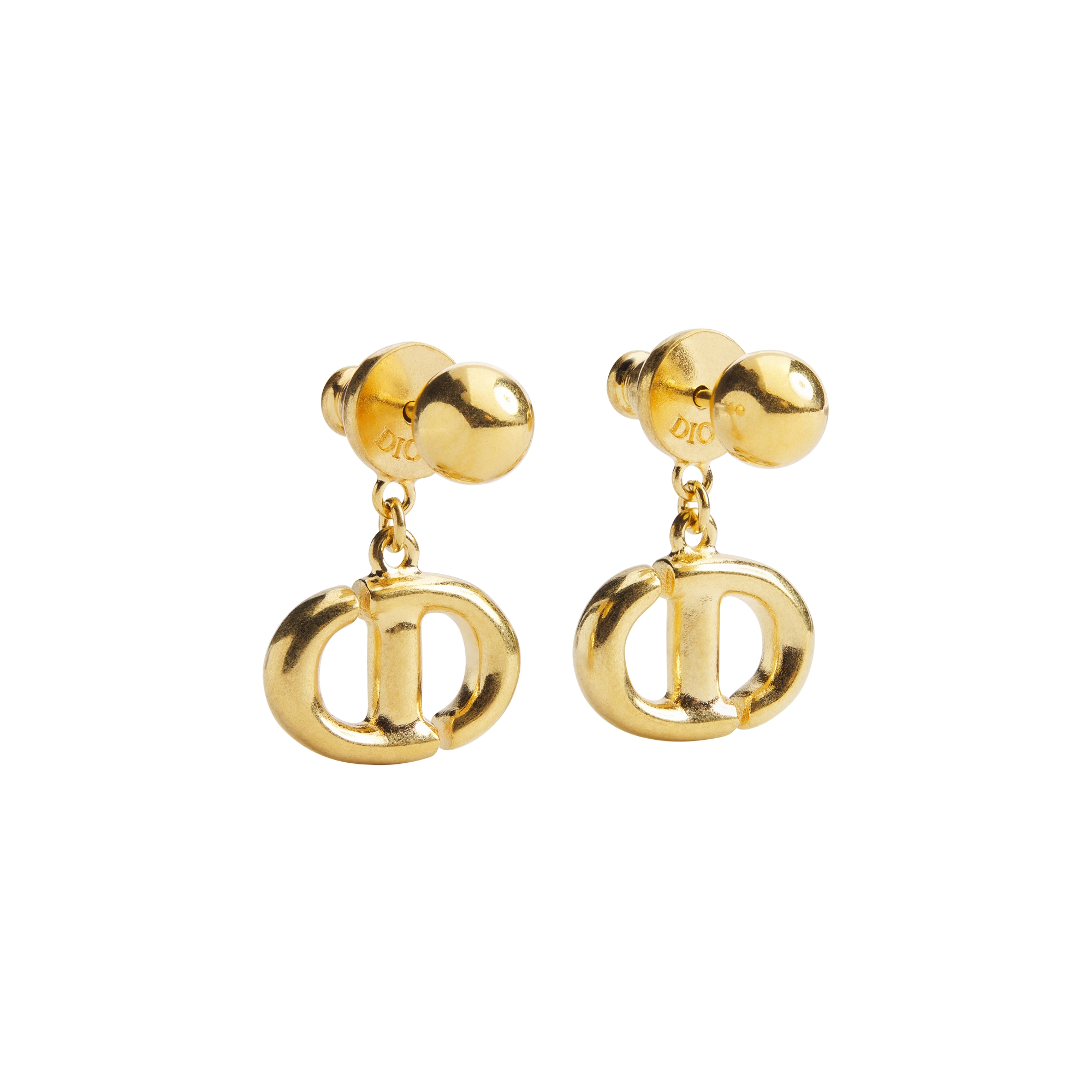 DIOR | CD Navy ピアス メタル