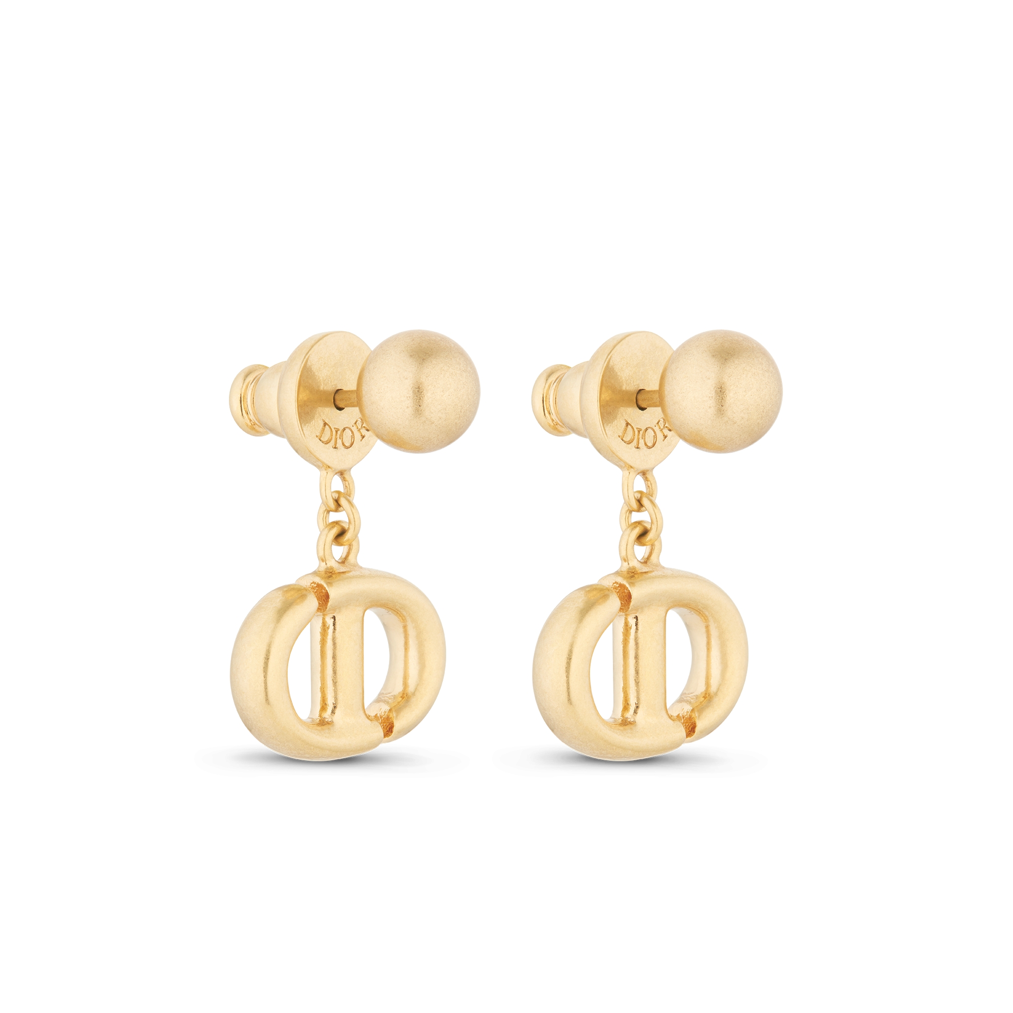 CD Navy Ohrringe Metall mit Gold-Finish E03