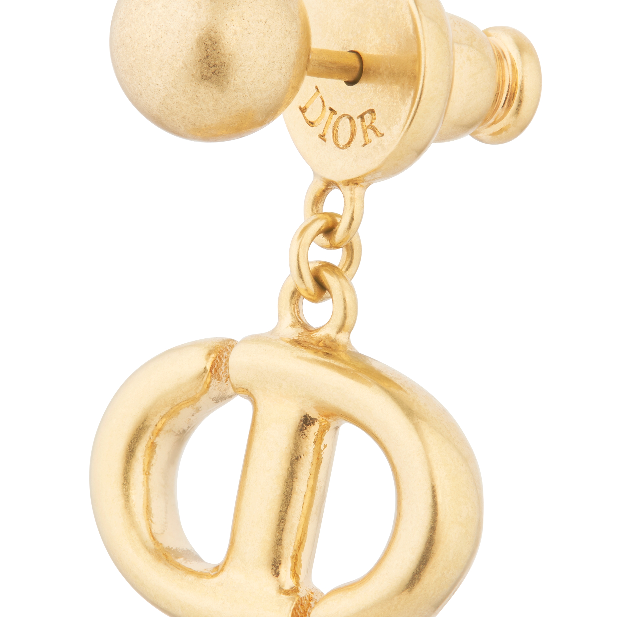 CD Navy Ohrringe Metall mit Gold-Finish E09