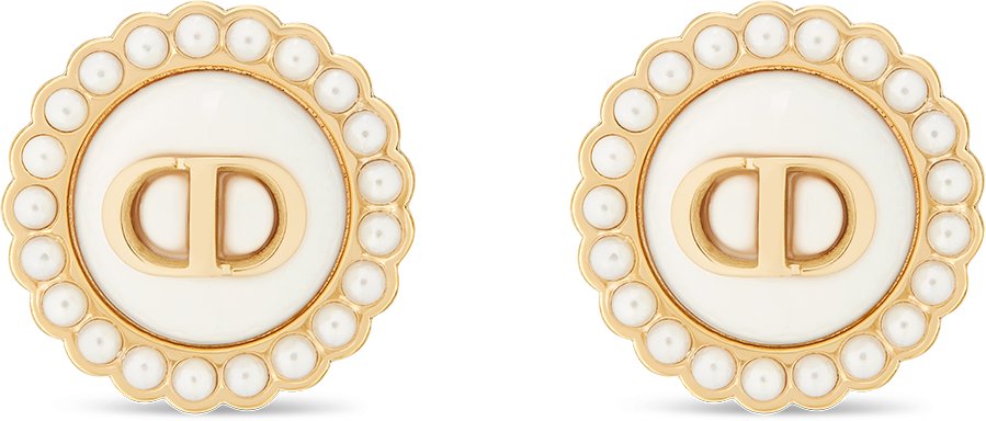 Christian dior stud earrings discount