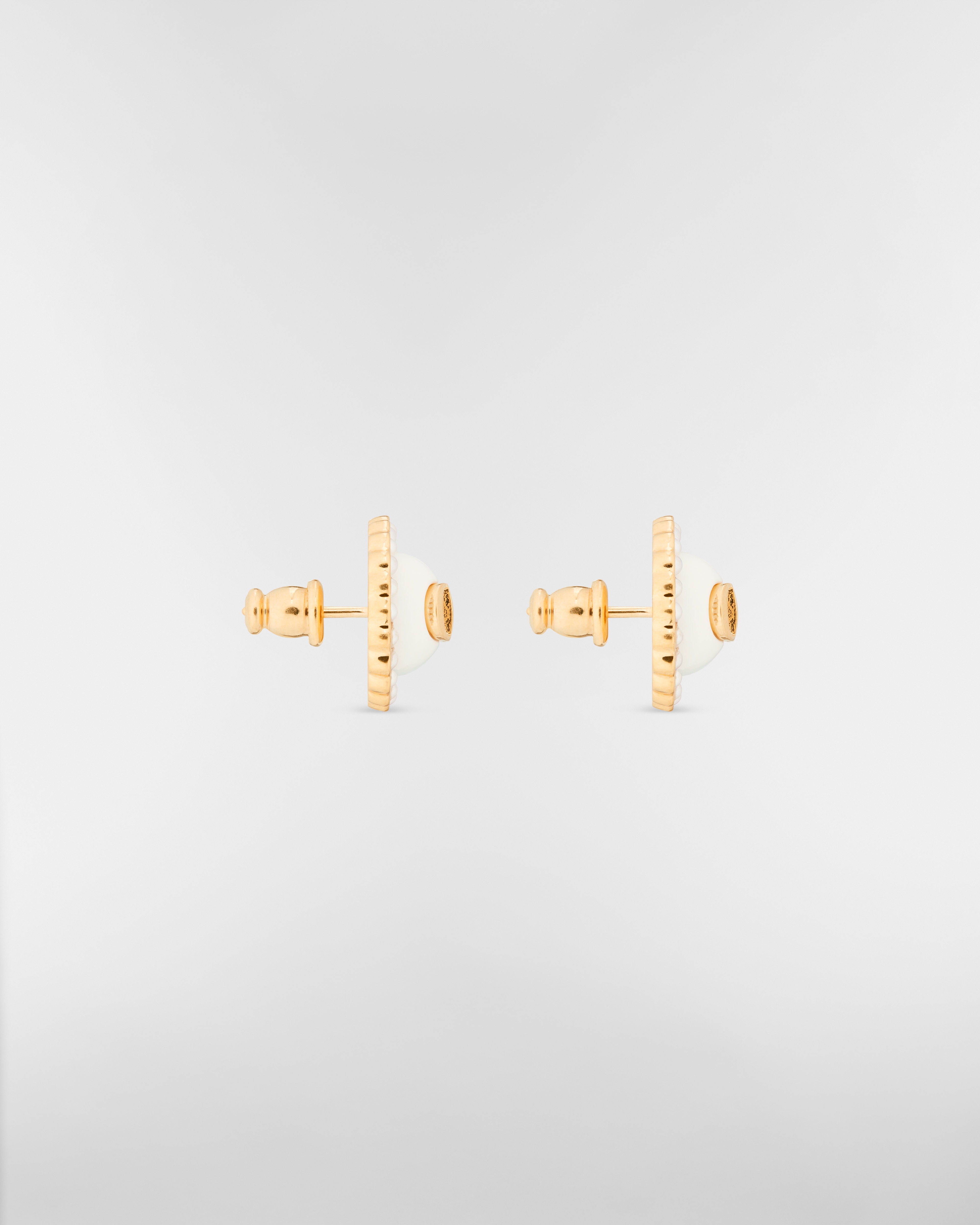 Petit CD Baroque Stud Earrings