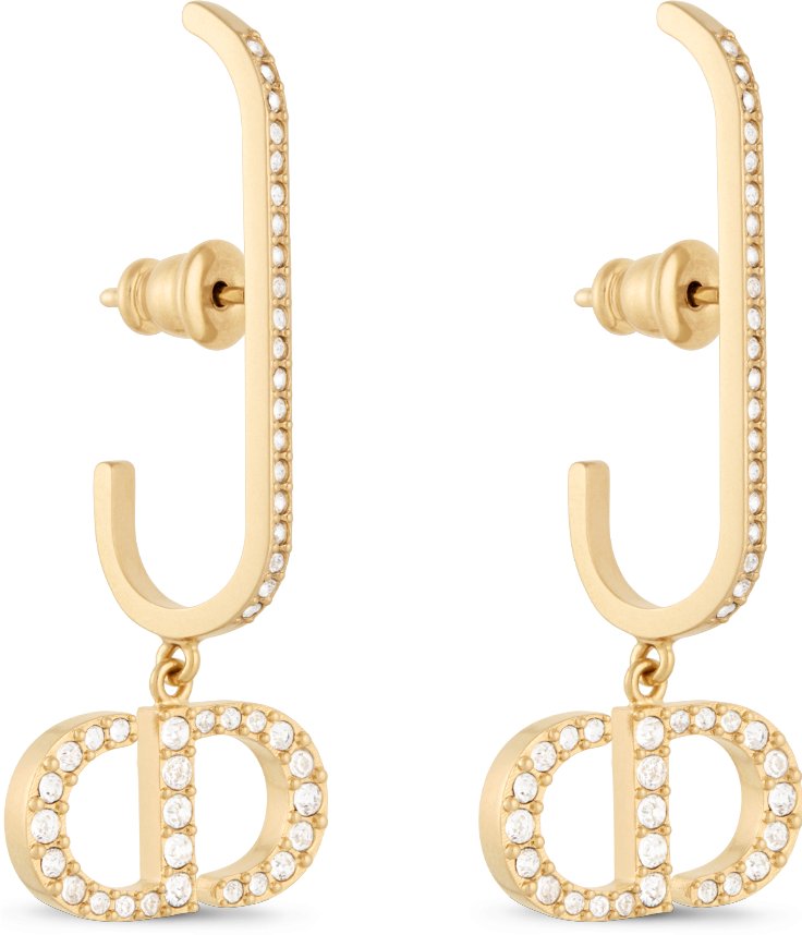 DIOR | 30 Montaigne ピアス メタル & クリスタル