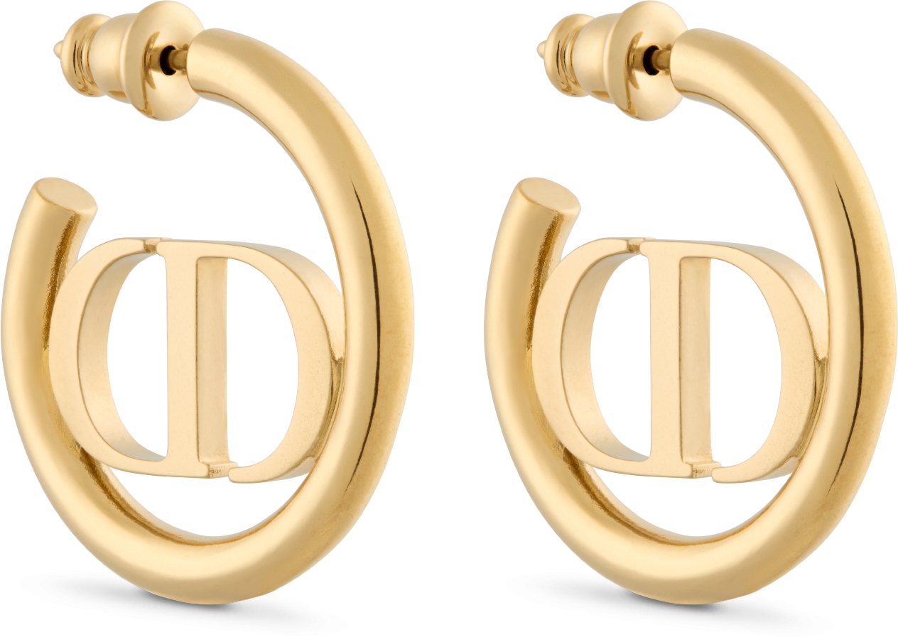 30 Montaigne Earrings Gold Finish Metal DIOR