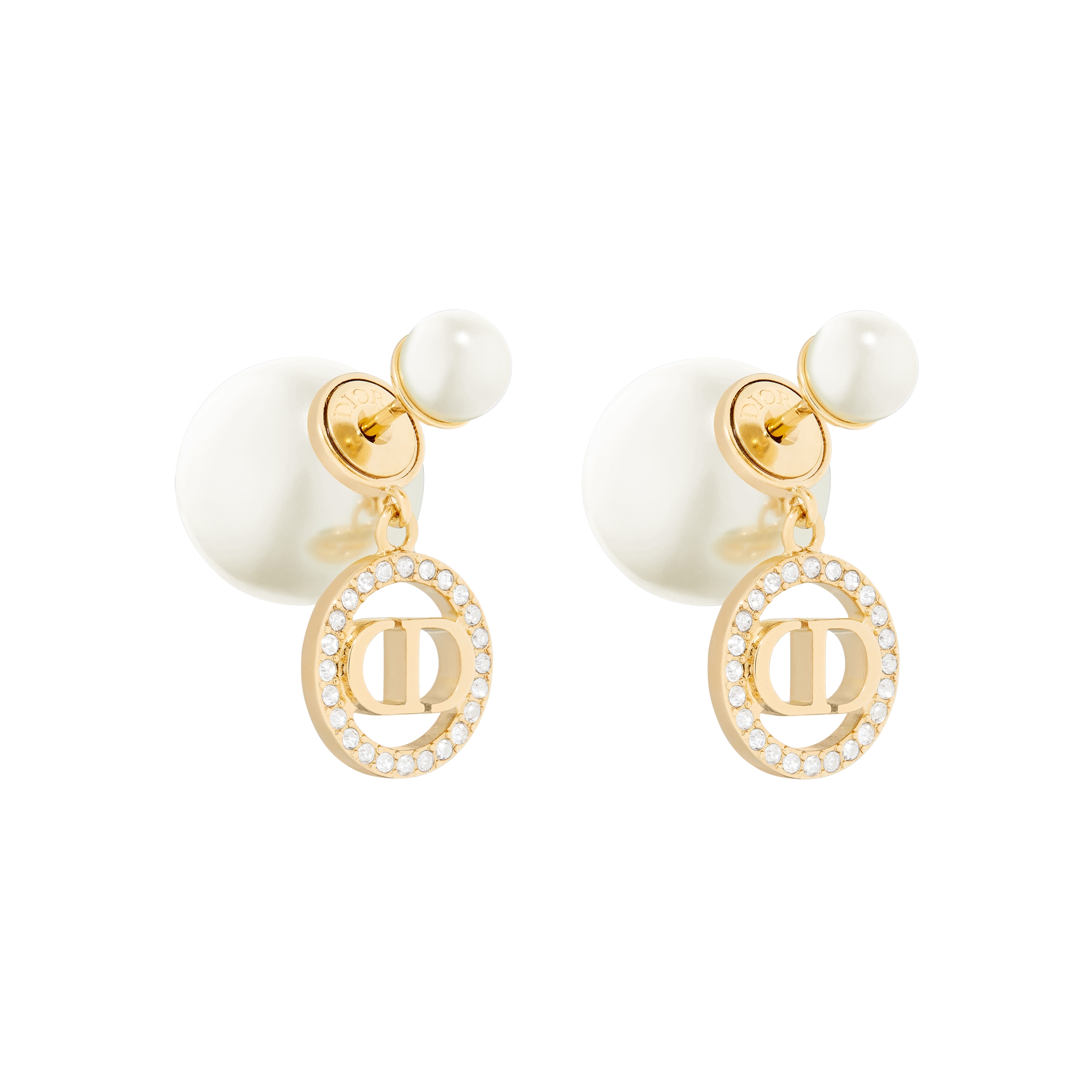 DIOR | Dior Tribales ピアス メタル・レジンパール・クリスタル