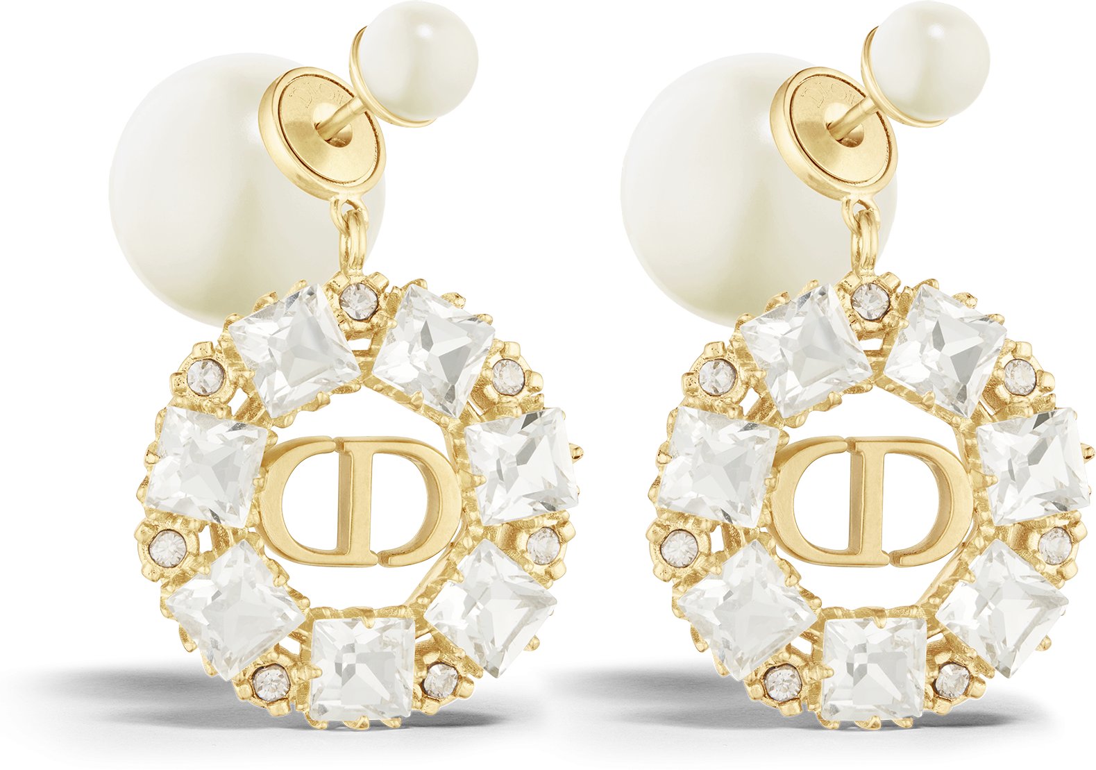DIOR | Dior Tribales ピアス メタル・レジンパール・クリスタル