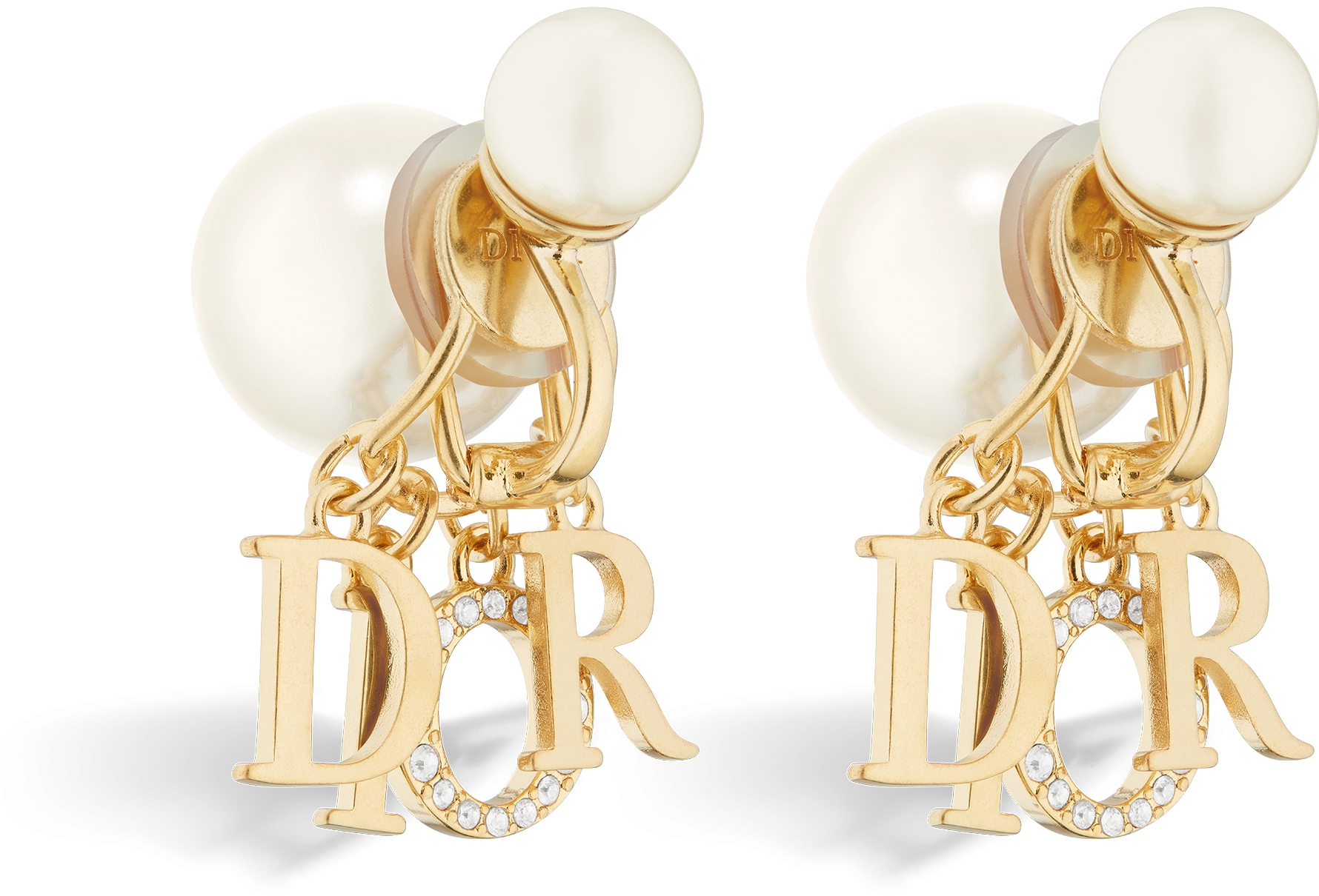 DIOR | Dior Tribales クリップイヤリング メタル・レジンパール・クリスタル