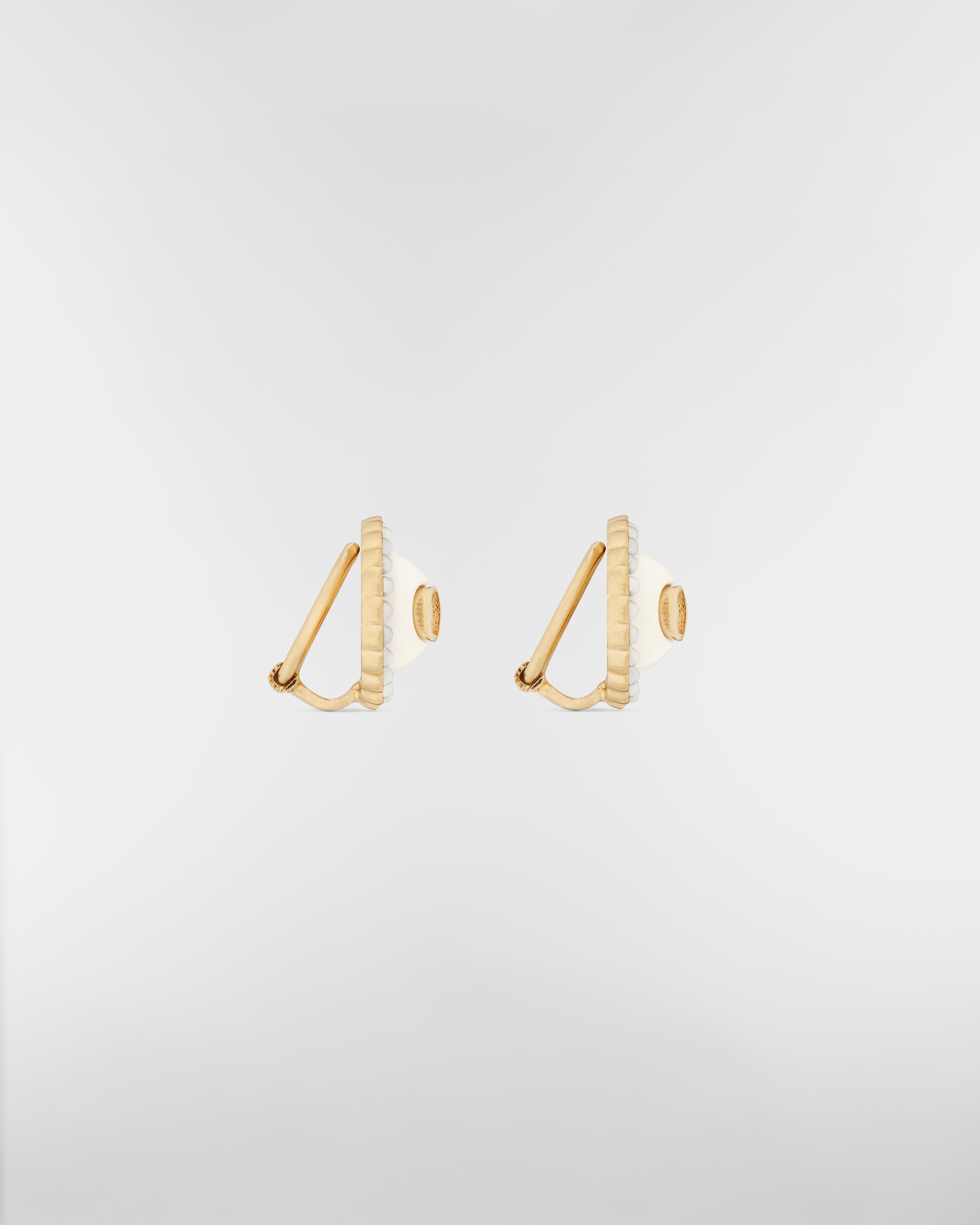 Petit CD Baroque Clip-On Stud Earrings