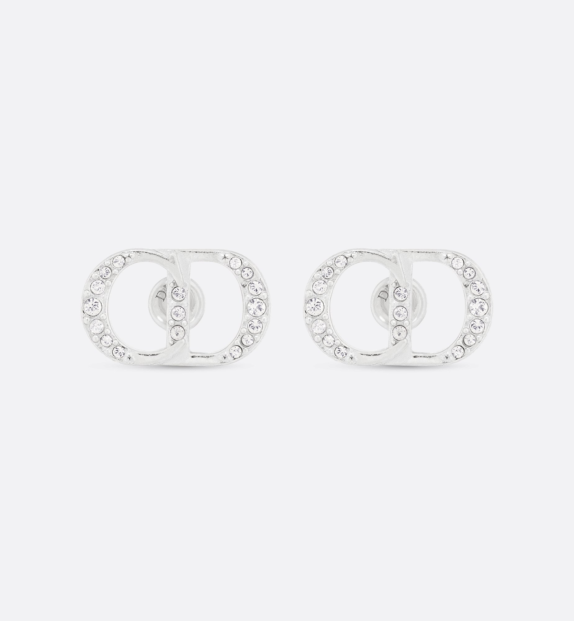 DIOR | CD Icon ピアス シルバー & クリスタル DIOR | CD Icon ピアス シルバー & クリスタル